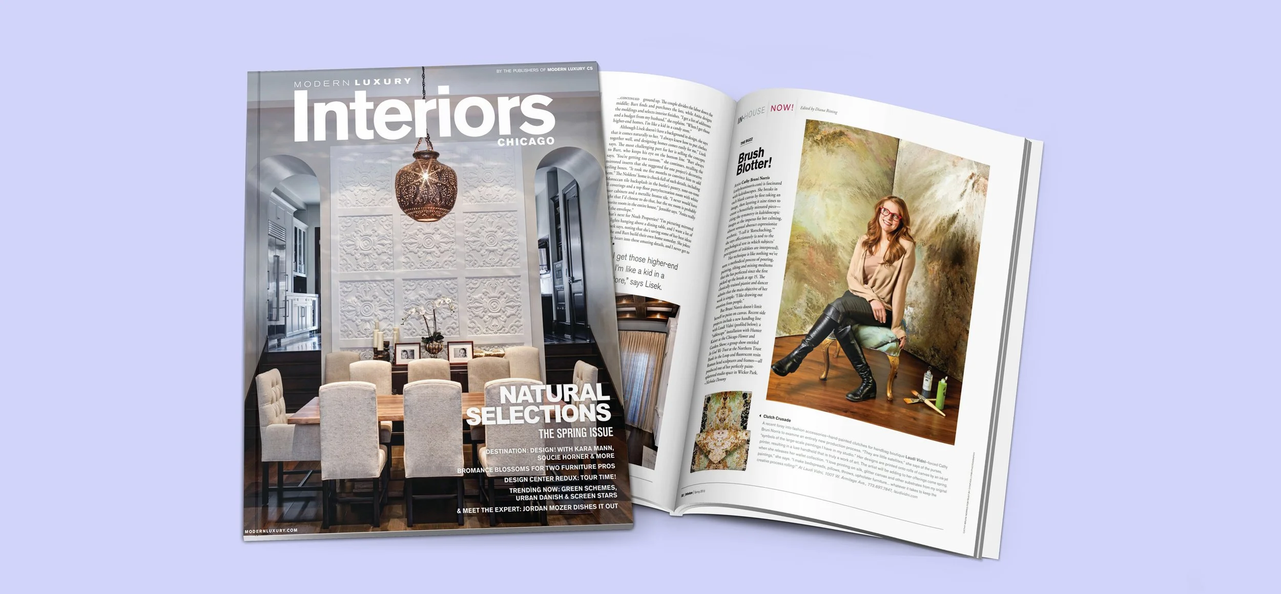 As seen in Modern Luxury Interiors