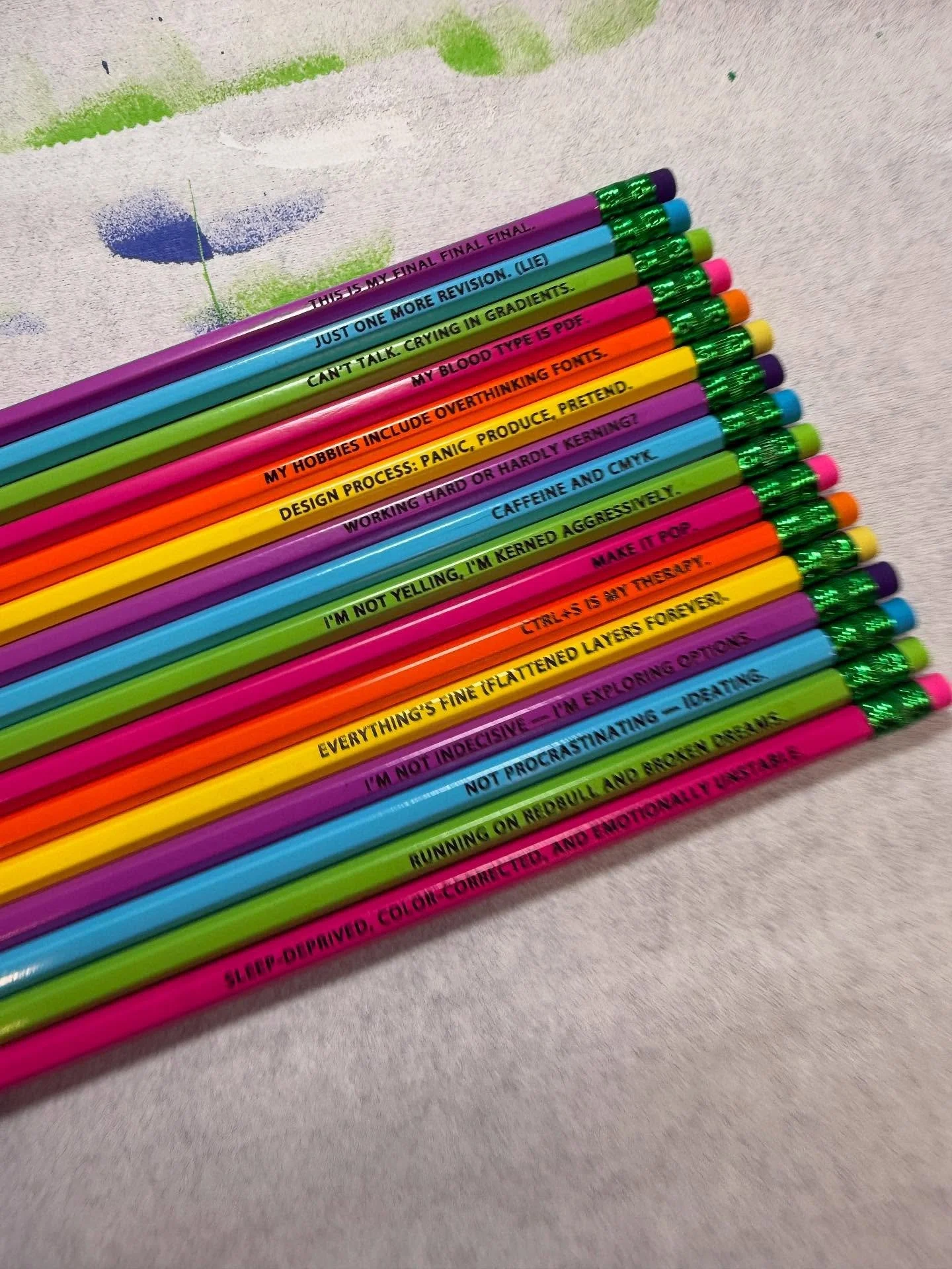 Zoom in for some design humor&mdash;if you know, you know. 🤓🤣 Back-to-school treats for my awesome students! I always keep candy and goodies stocked outside my office door&hellip; because sweet people deserve sweet treats.