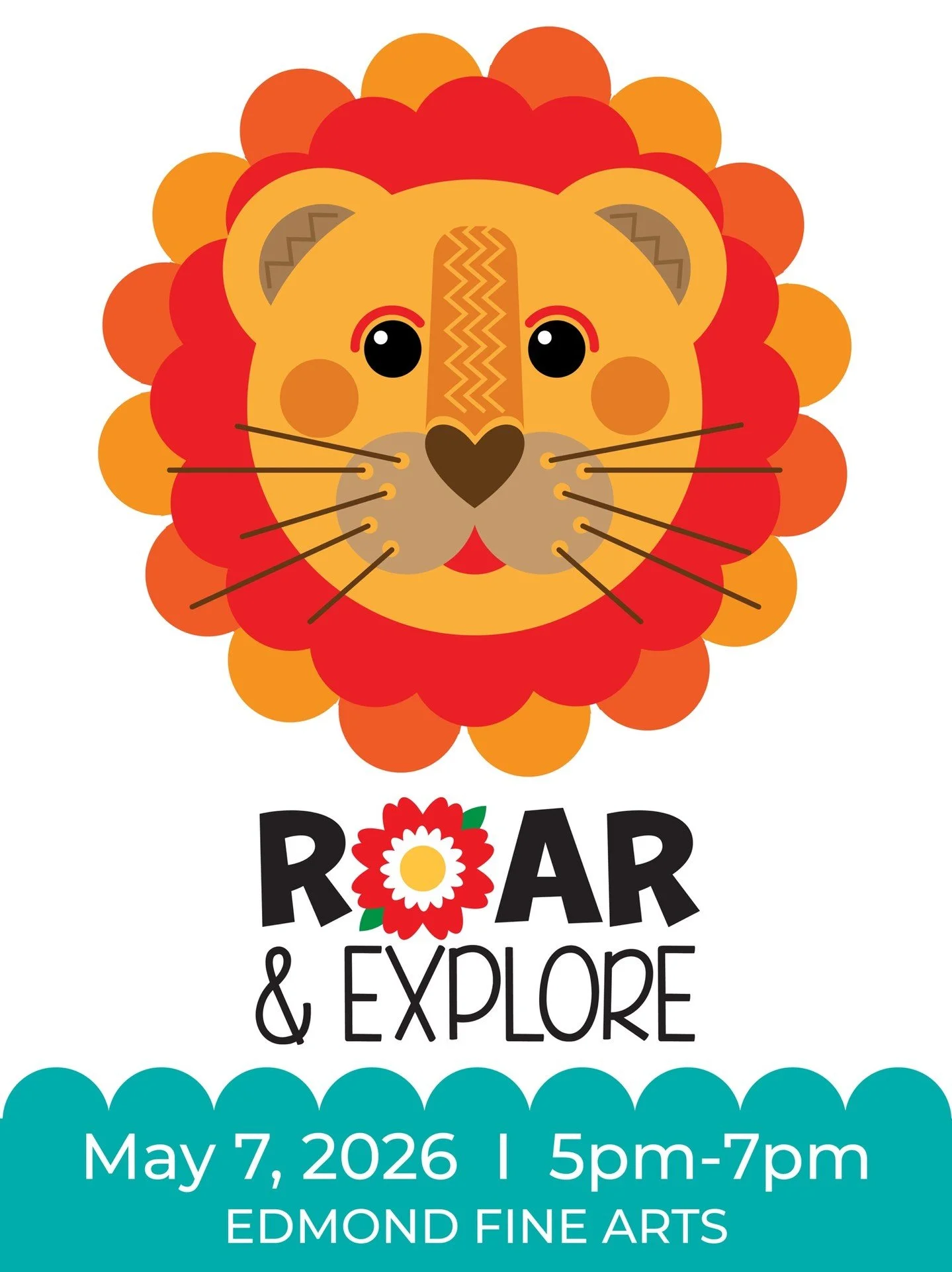 One week from today, Thursday, May 7th from 5-7pm! Come check out all the wonderful art at Edmond Fine Arts. I will have my Roar &amp; Explore series on display. I will even have complimentary Zoo Essentials party favors so everyone walks away with a