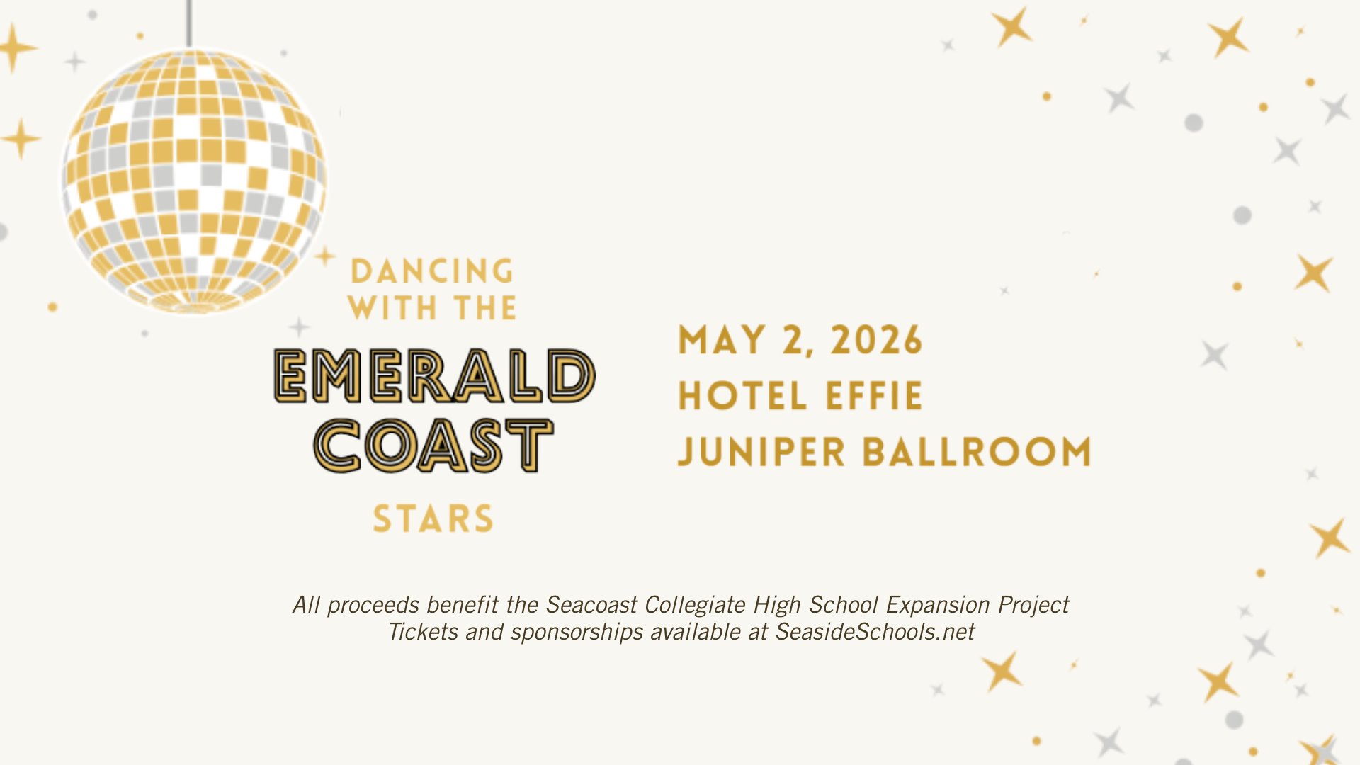 SEASIDE SCHOOL™ Presents “Dancing with the Emerald Coast Stars” Benefitting Local Education in Walton County