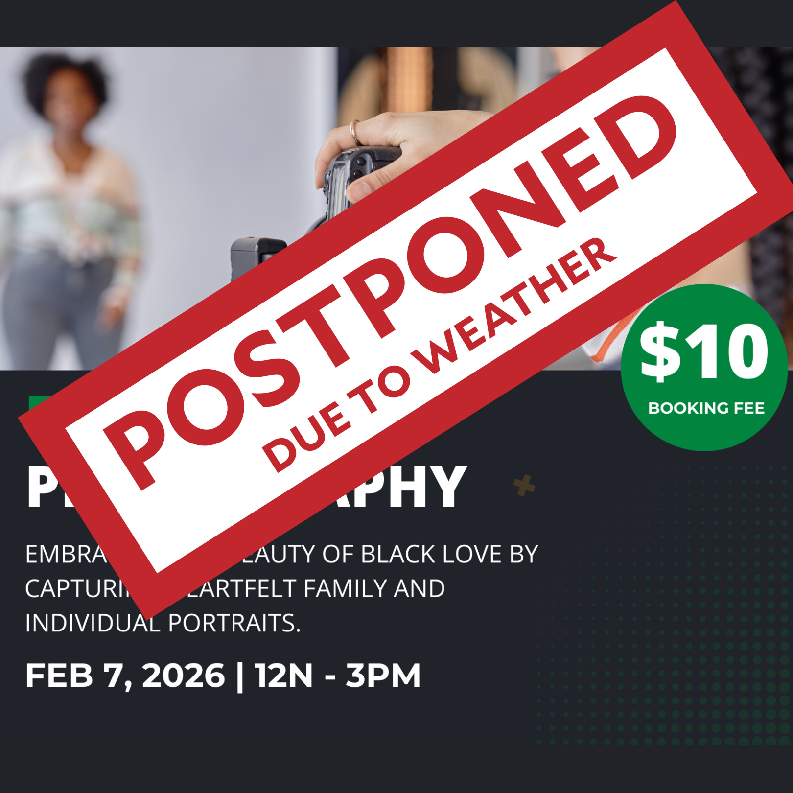 Postponed: Black Love Photography Session