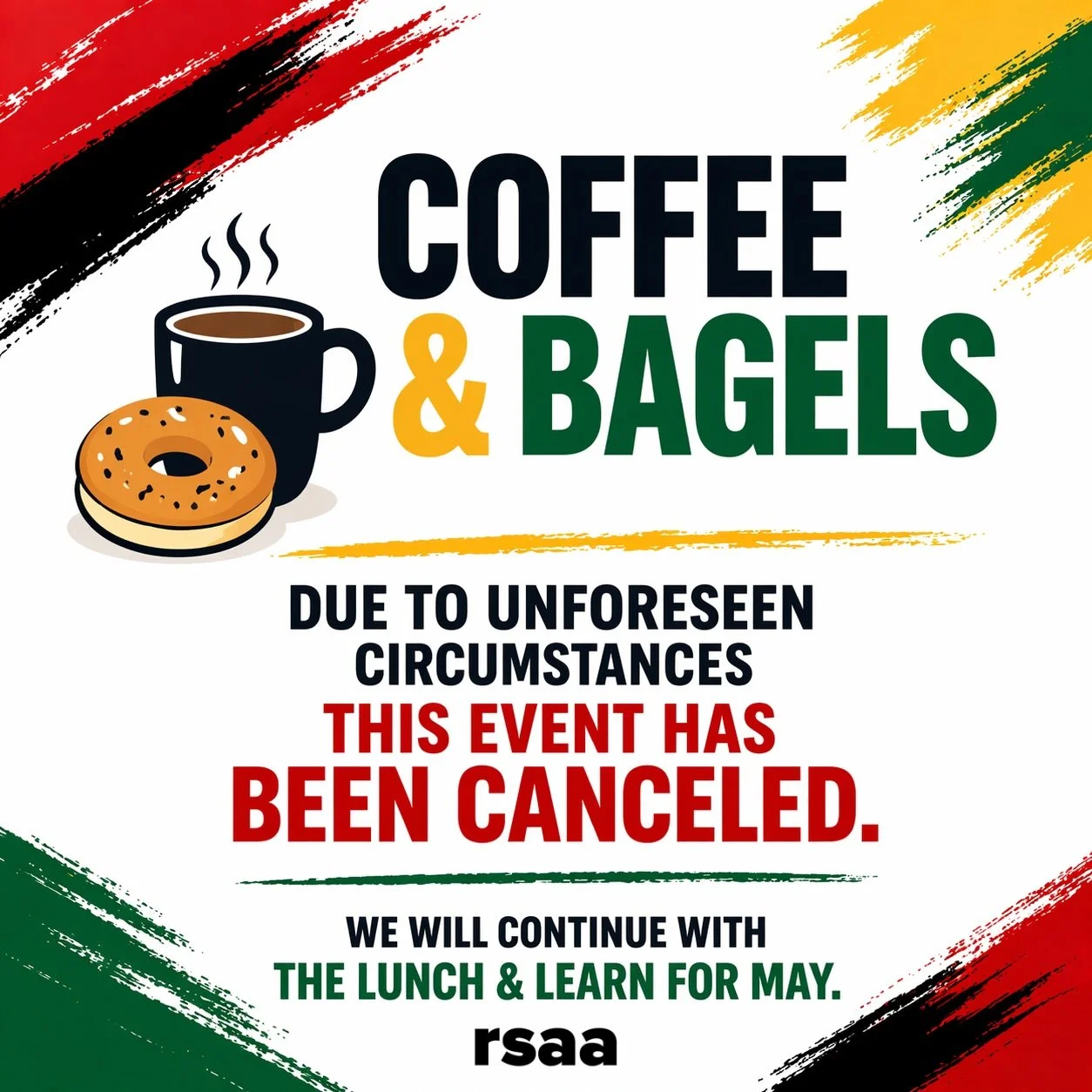 Canceled: Coffee and a Bagel with RSAA at ACNC's Wellness Center