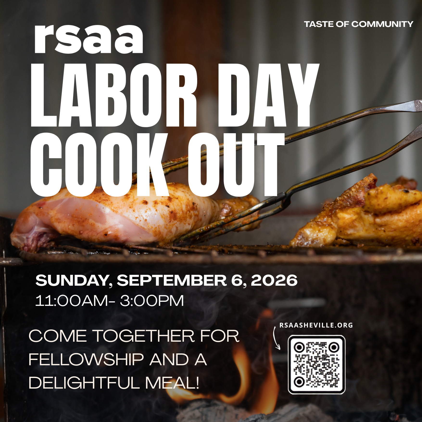 RSAA Taste of Community: Labor Day Cookout