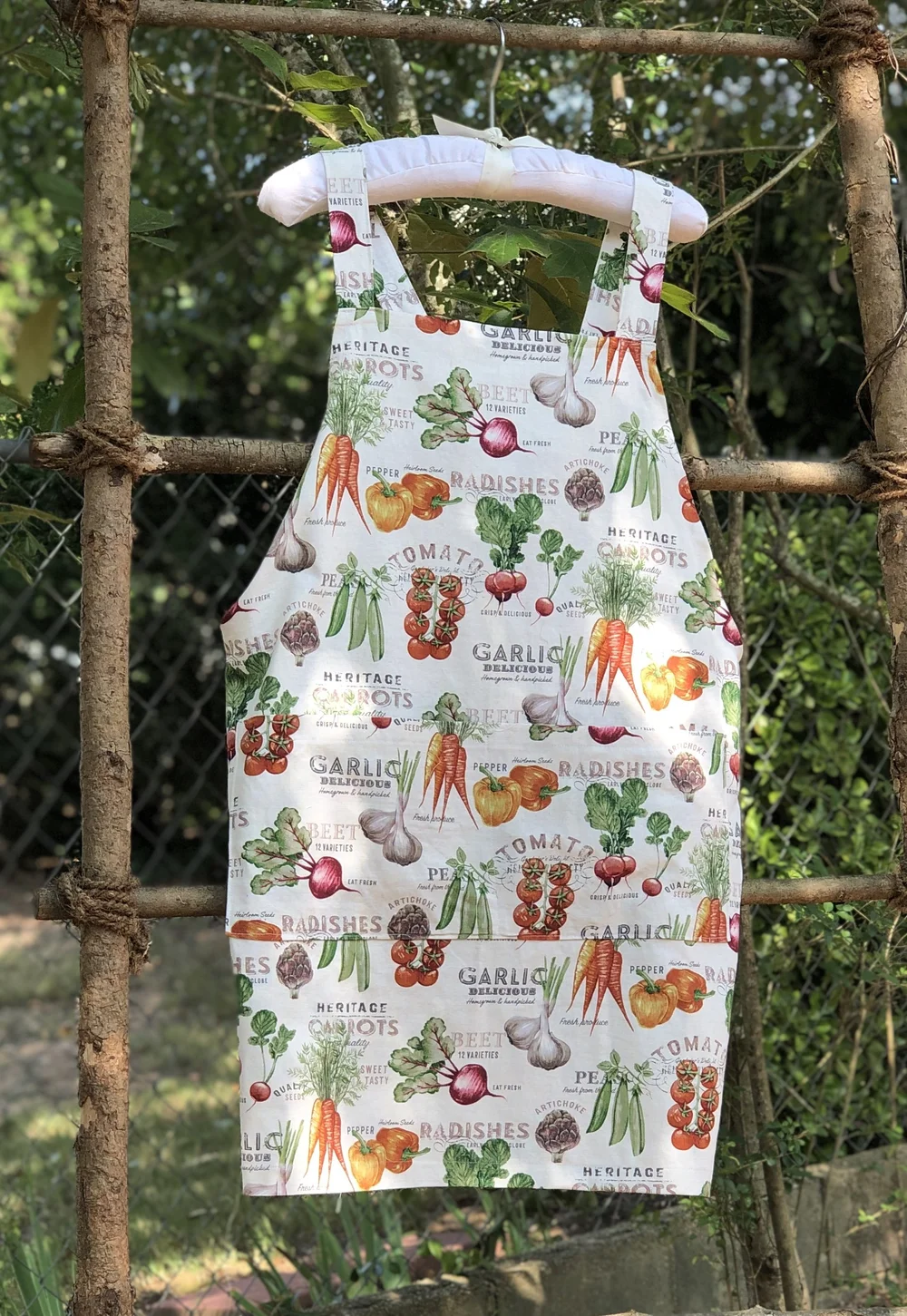 CROSS-BACK APRON | Multi-purpose Apron | 100% Cotton Apron | Fun