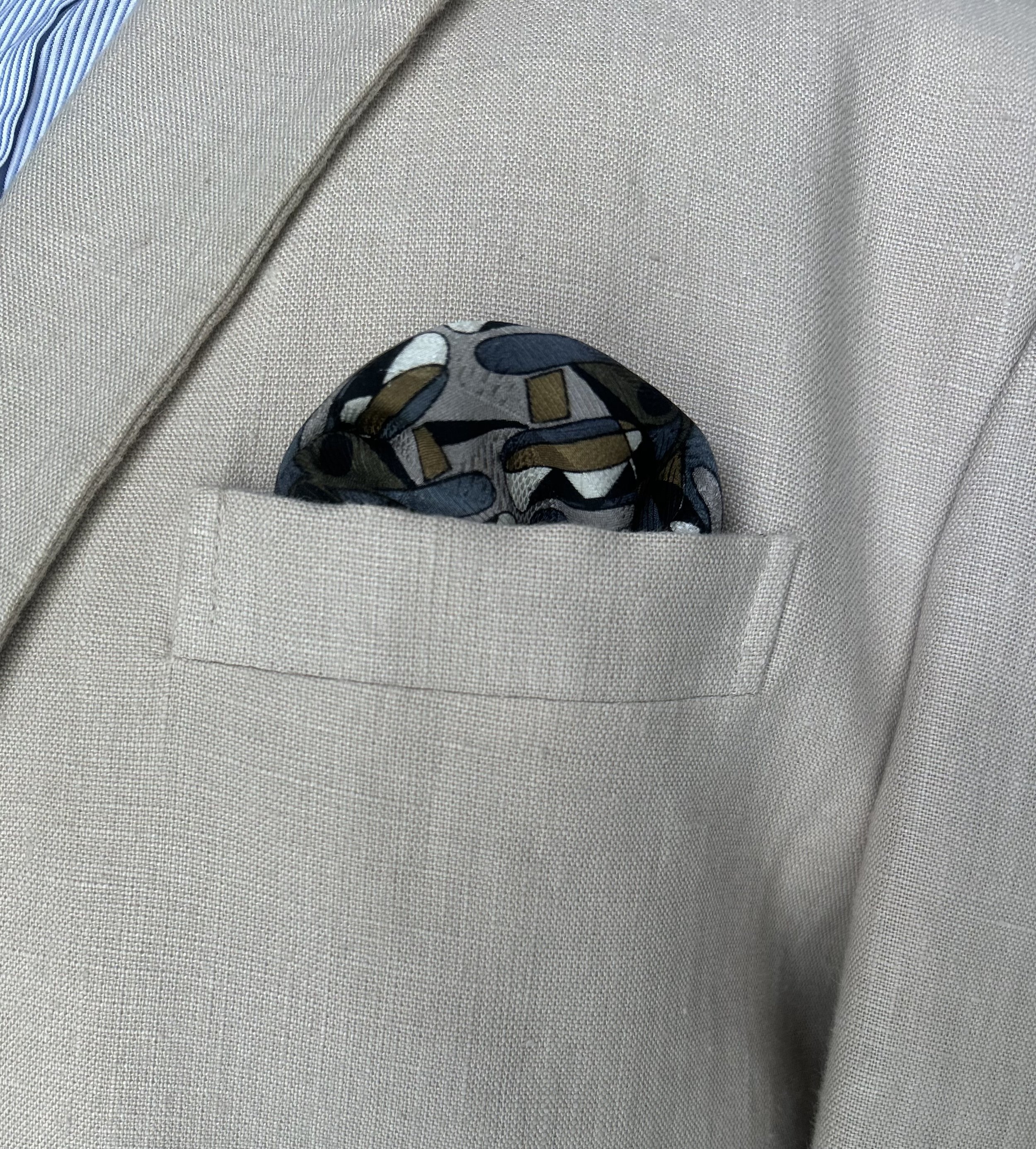 Med Gray, Gold, Black, White, Taupe Jacket.jpeg