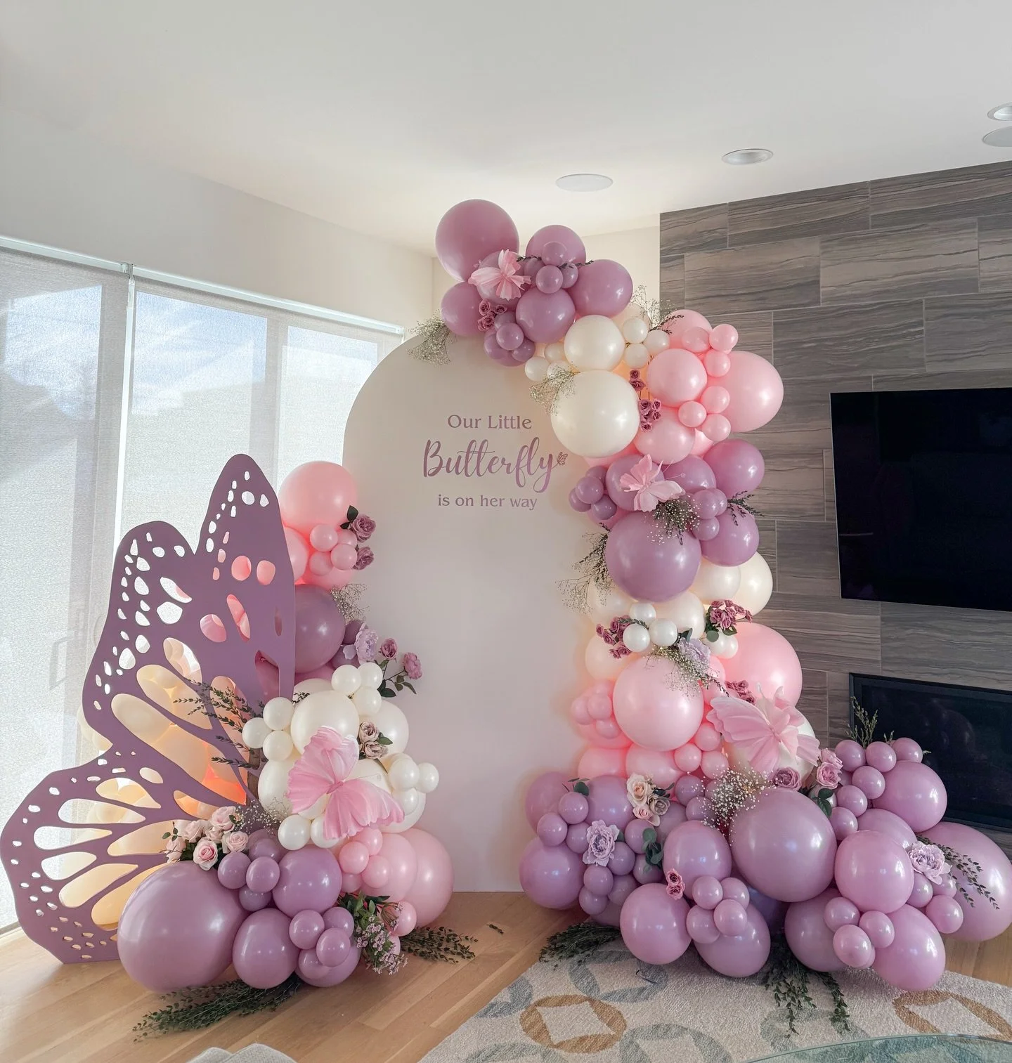 Soft, delicate, ethereal &mdash; welcoming a little butterfly!!

Backdrop @balloonlab.co 
Balloons and decor @balloonlab.co 

#butterflybabyshower #denverevents #denverballoons
