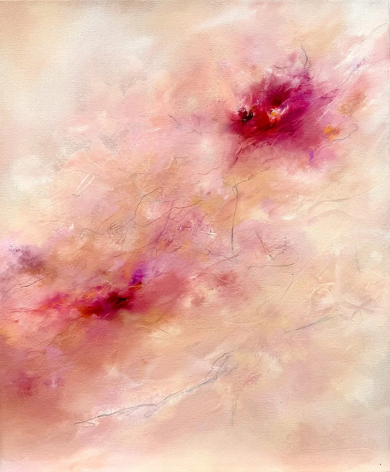 THE ACHE OF ALMOST 24"h x 20"w