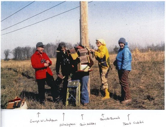 Bluebird Box Cleaning At The Muskegon Wastewater