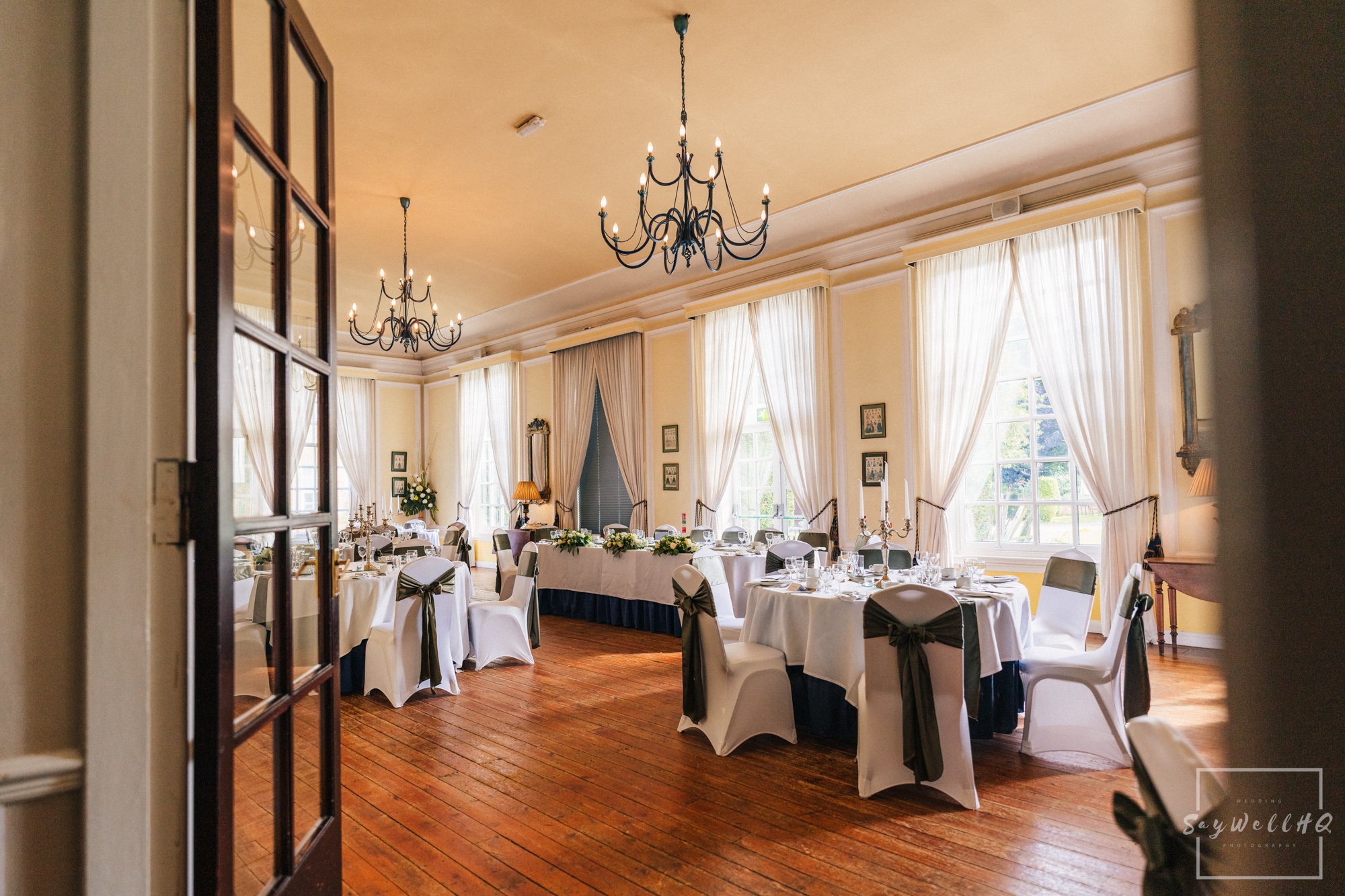 Hemswell Court Wedding Venue Photo | Inside the Wedding Breakfast Room