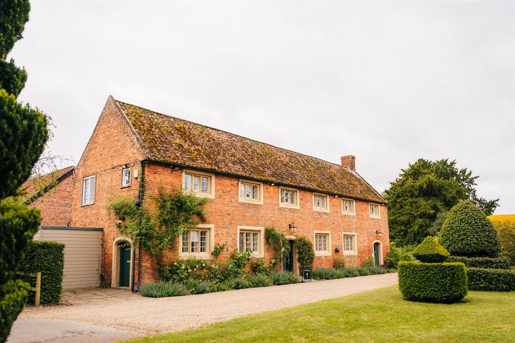 A photo of the coach house at Doddington Hall