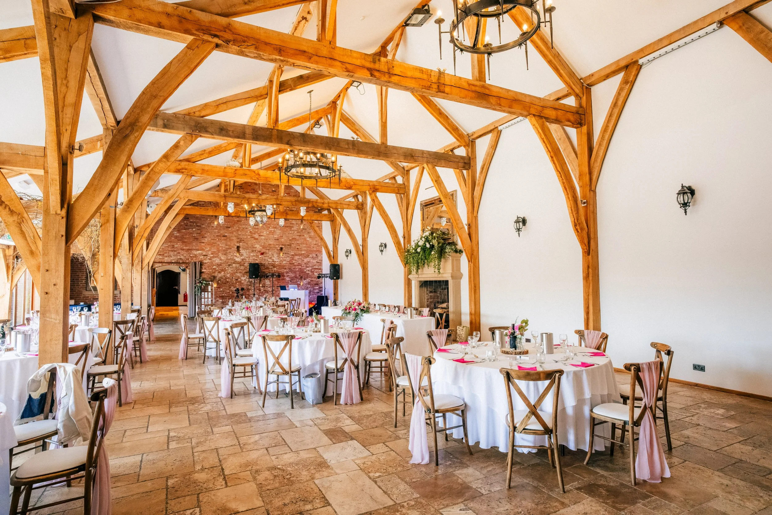  SWANCAR FARM WEDDING VENUE PHOTOS - the wedding breakfast room 