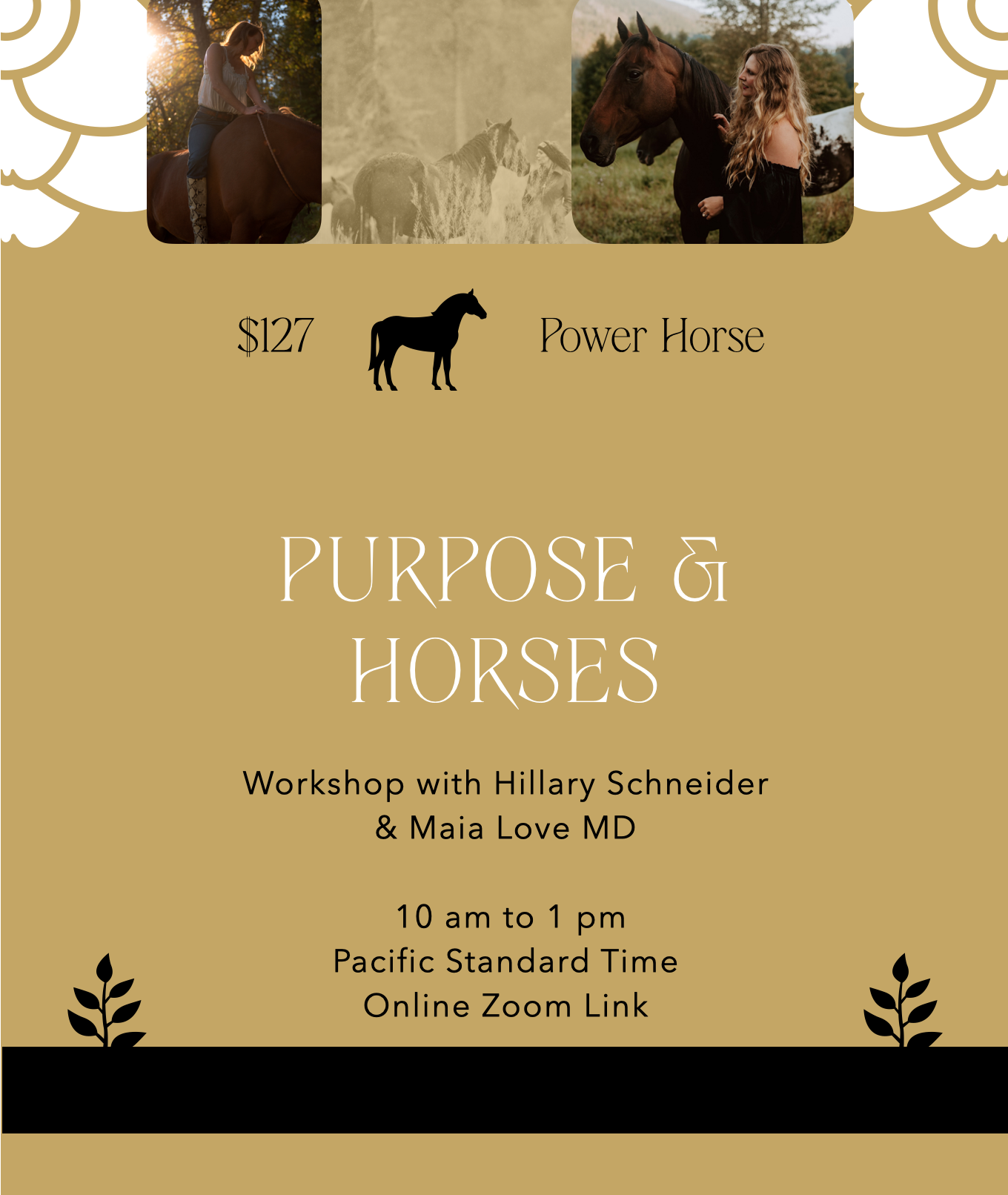 Purpose & Horses Workshop - Horse Ticket