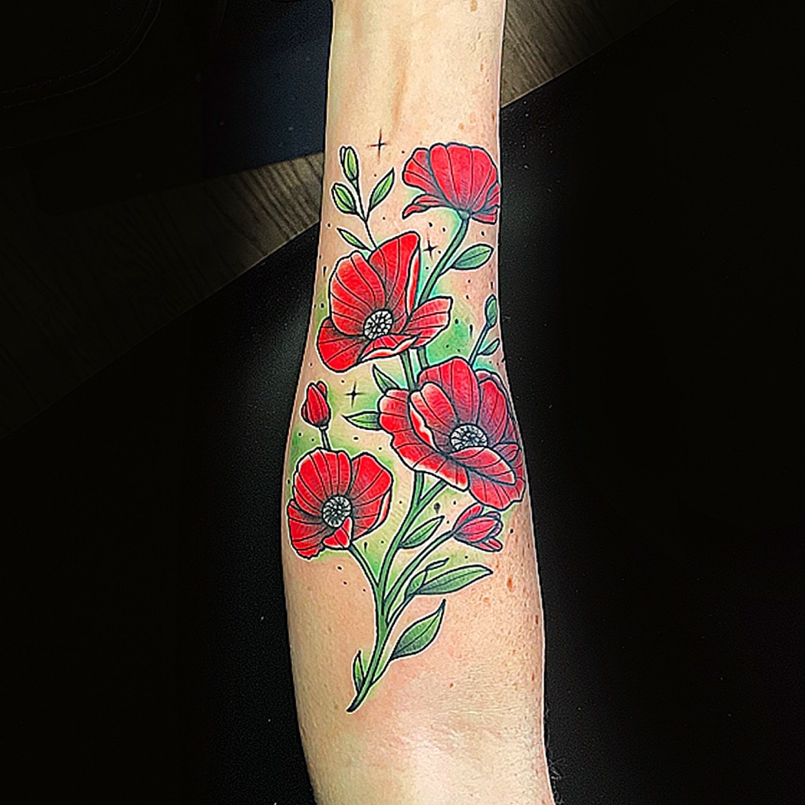 Poppin&rsquo; into Monday like&hellip;

Contact us or Stop by Tuesday-Saturday to book with Jesse.

@LinesLikeWine 🍷 LinesLikeWine@gmail.com 
www.LakeviewTattoo.com ⚓️ Contact@LakeviewTattoo.com 

#americantraditionaltattoos #ftcollins #denver #wind