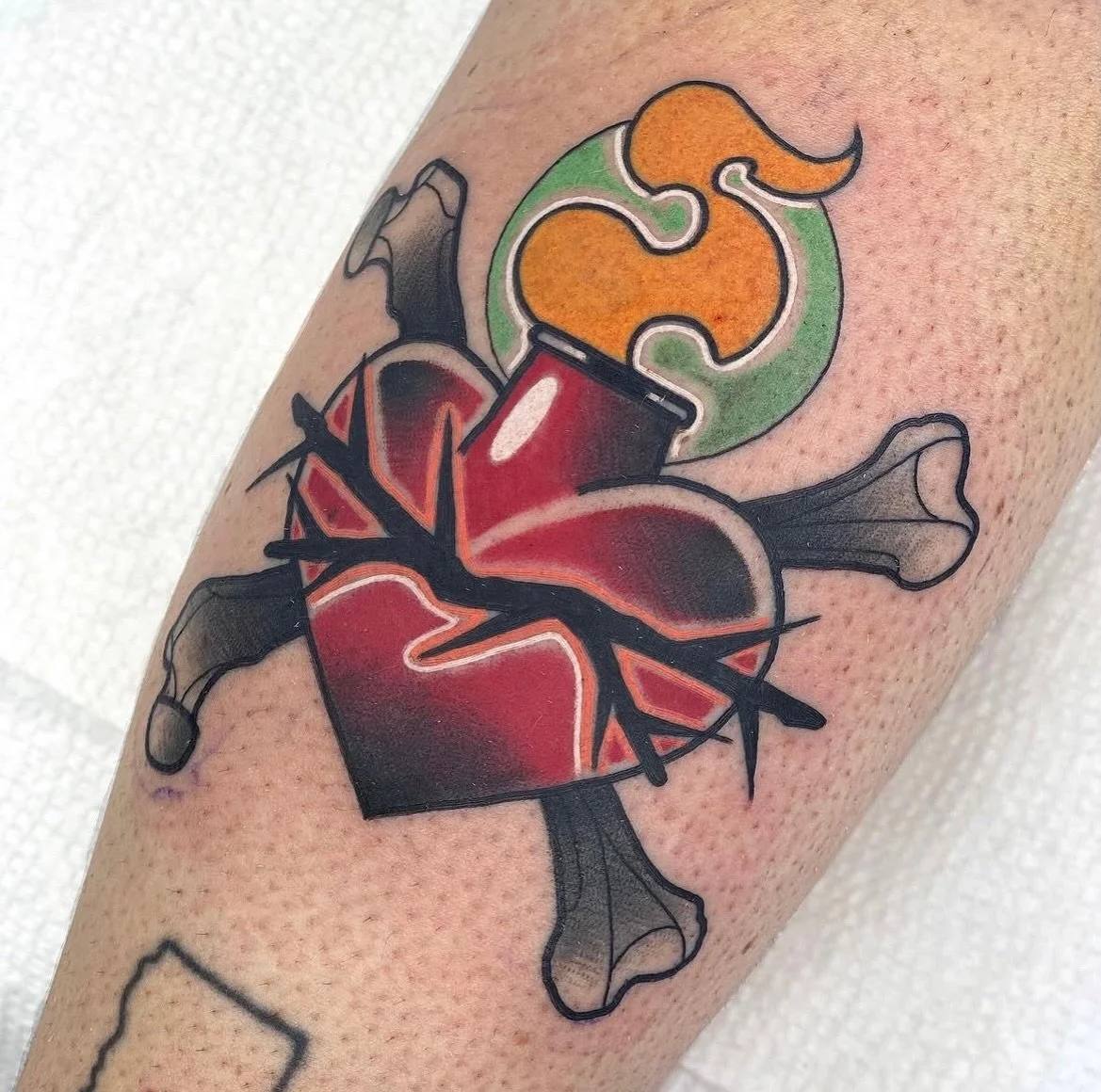 Heart&hellip;

@toddshowdown 💀 @toddshowdownflash ❤️&zwj;🔥 www.ToddShowdown.com 
www.LakeviewTattoo.com ⚓️ Contact@LakeviewTattoo.com 

#americantraditionaltattoo #ftcollins #windsor #denver #colorado