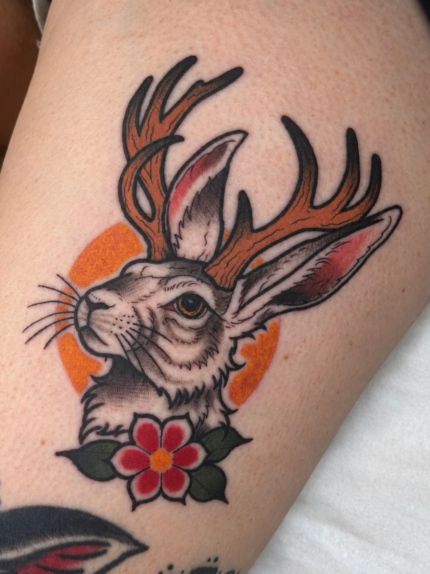 Jacklopes do exist&hellip;

@toddshowdown 💀 @toddshowdownflash 
🐇 www.ToddShowdown.com 

www.LakeviewTattoo.com ⚓️ Contact@LakeviewTattoo.com 

#traditionaltattoos #ftcollins #windsor #tattoos #colorado