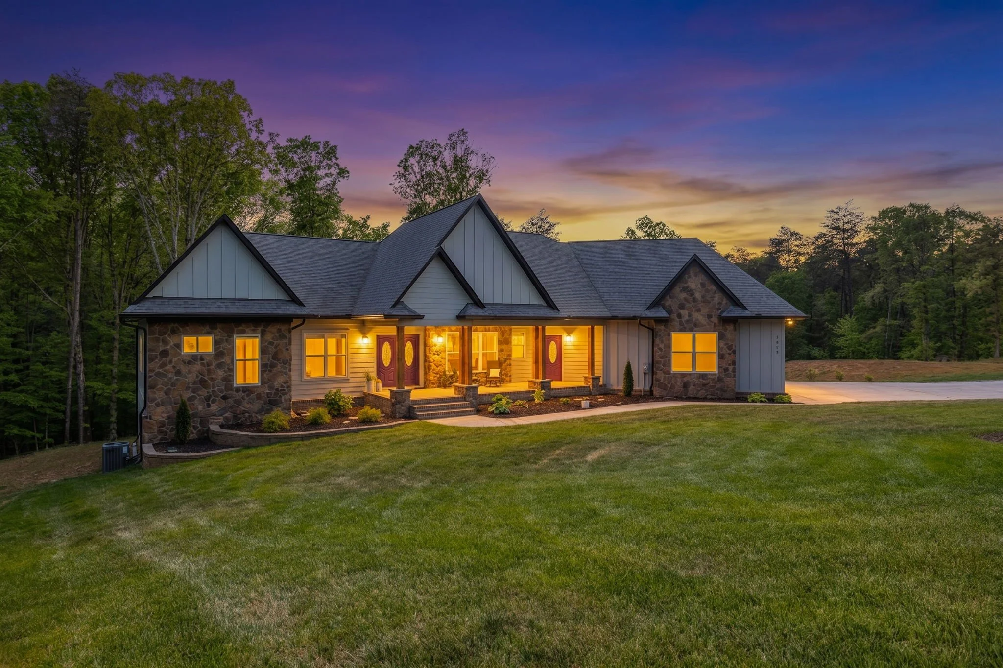 01-delia-knight-7351-hidden-view-dr-home-for-sale-twilight-front-exterior-oak-ridge-nc-27310.jpg