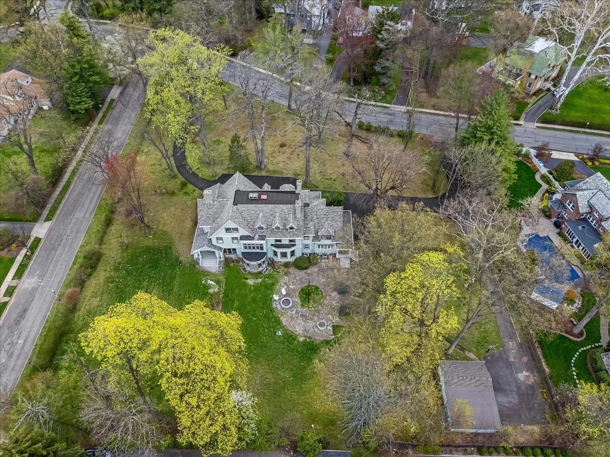 Aerial view of Montrose section neighborhood in South Orange NJ