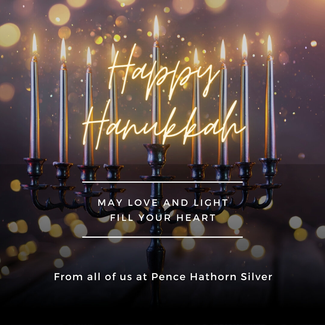 Happy Hanukkah from all of us at Pence Hathorn Silver!