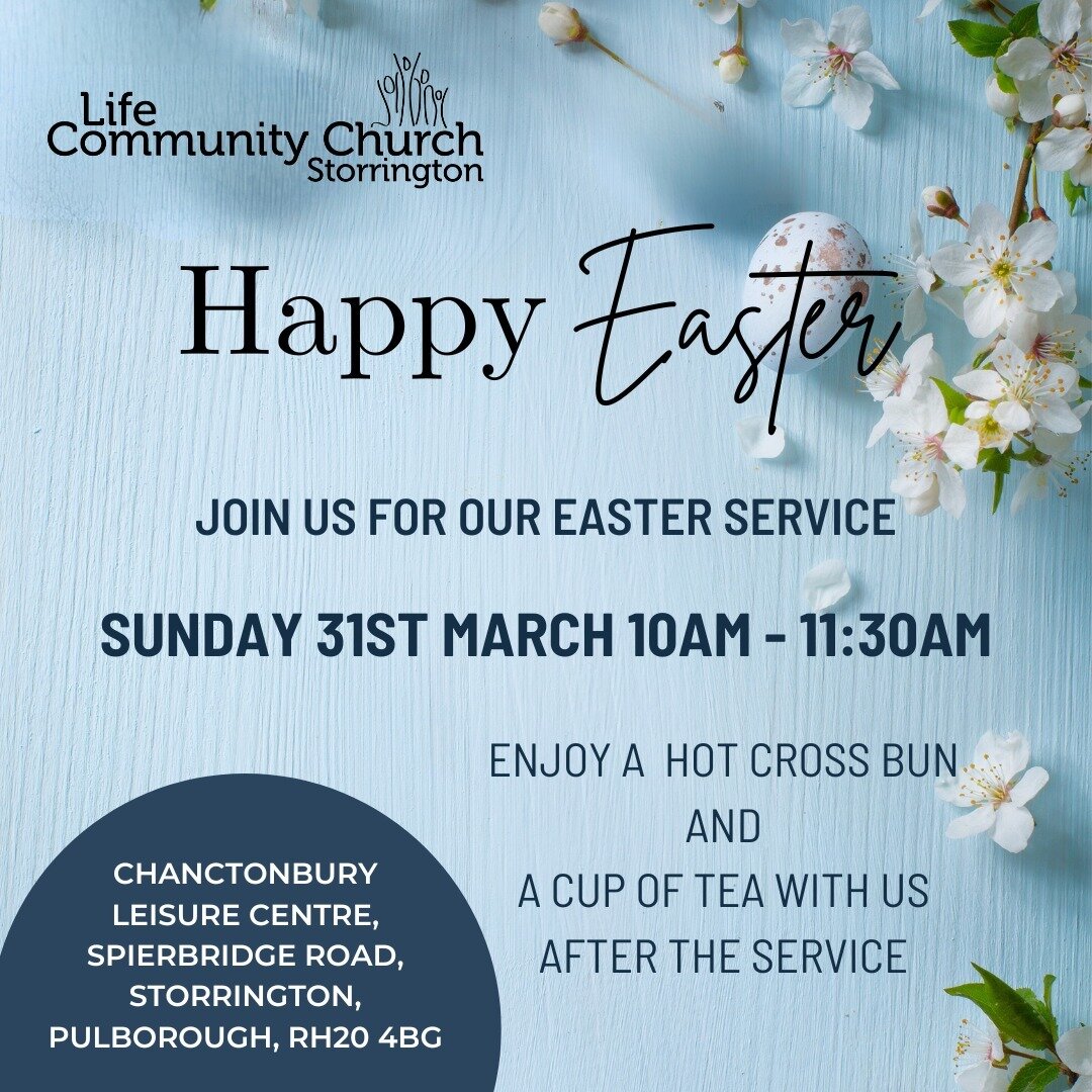 🌼 Come celebrate Easter with us! 🌼 🕙 10 AM at Chanctonbury Leisure Centre, Storrington 🐣 Let's come together to rejoice in the resurrection of Jesus Christ and the hope He brings! See you there! 🙌 #eastercelebration #heisrisen #lccs #lccstor #li