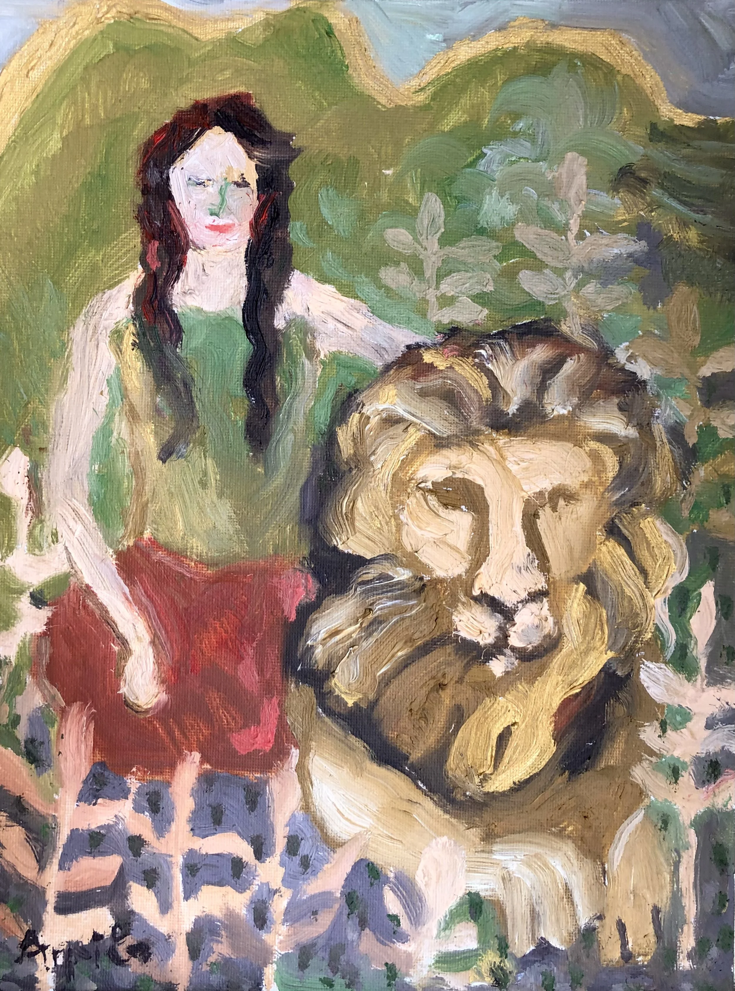 Strength and kindness
11"x14" Oil on canvas
2024