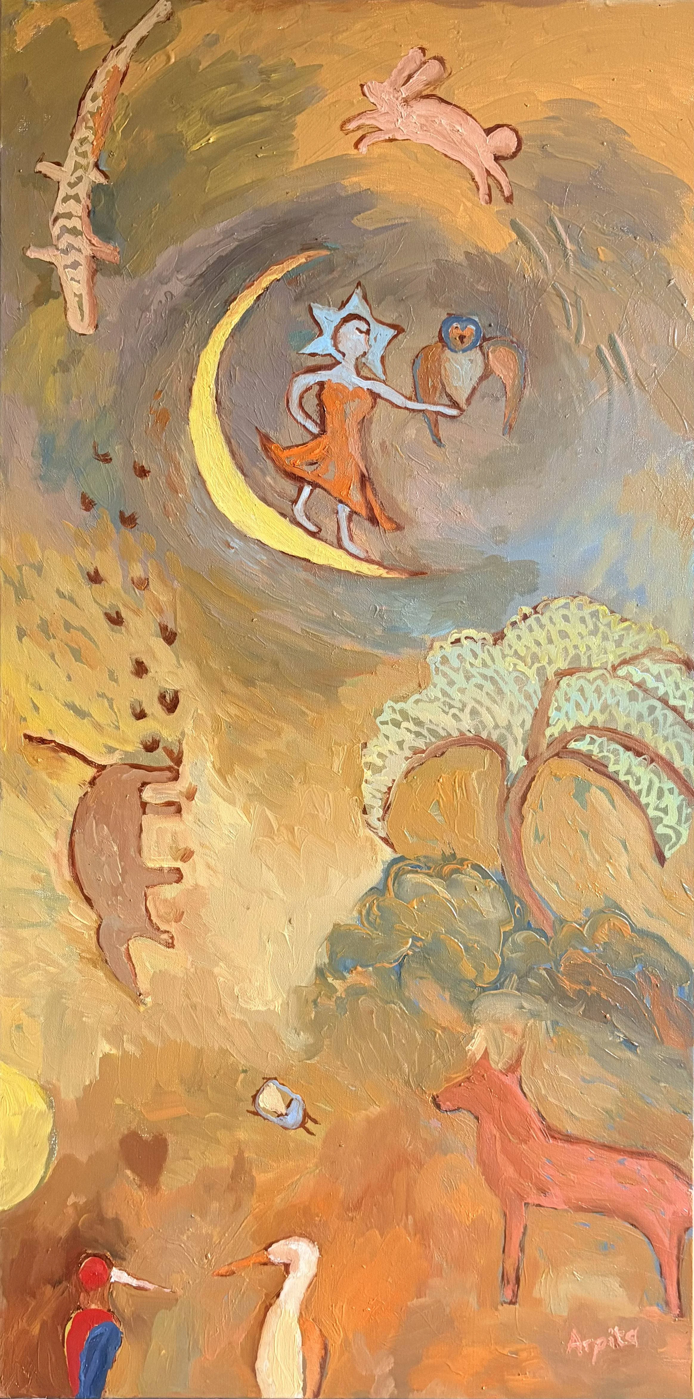 Respect the rattlesnake's privacy. Please stay on the trail.
24"x48" Oil on canvas
2026