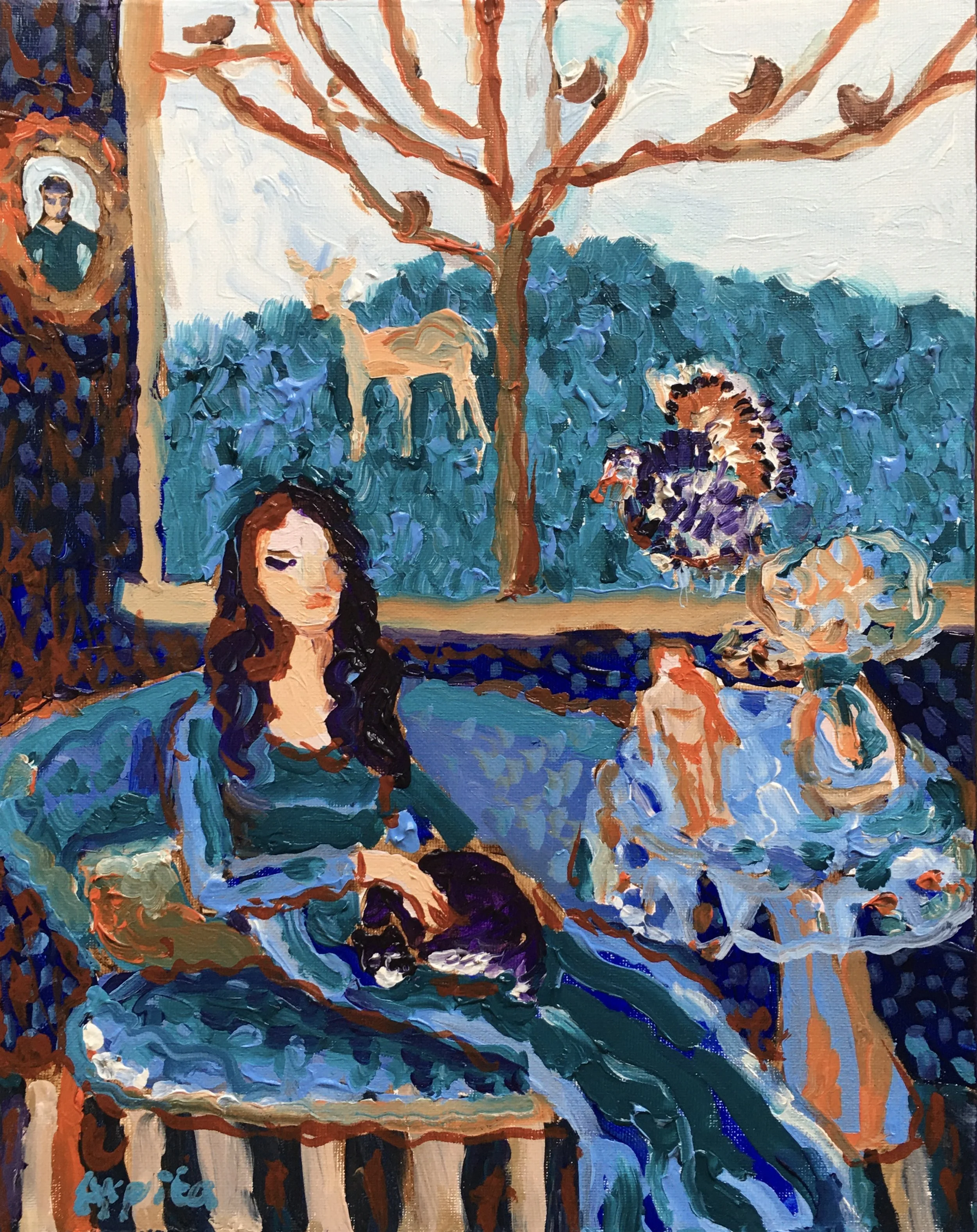 Beautiful spirits
11"x14" Oil on canvas
2023