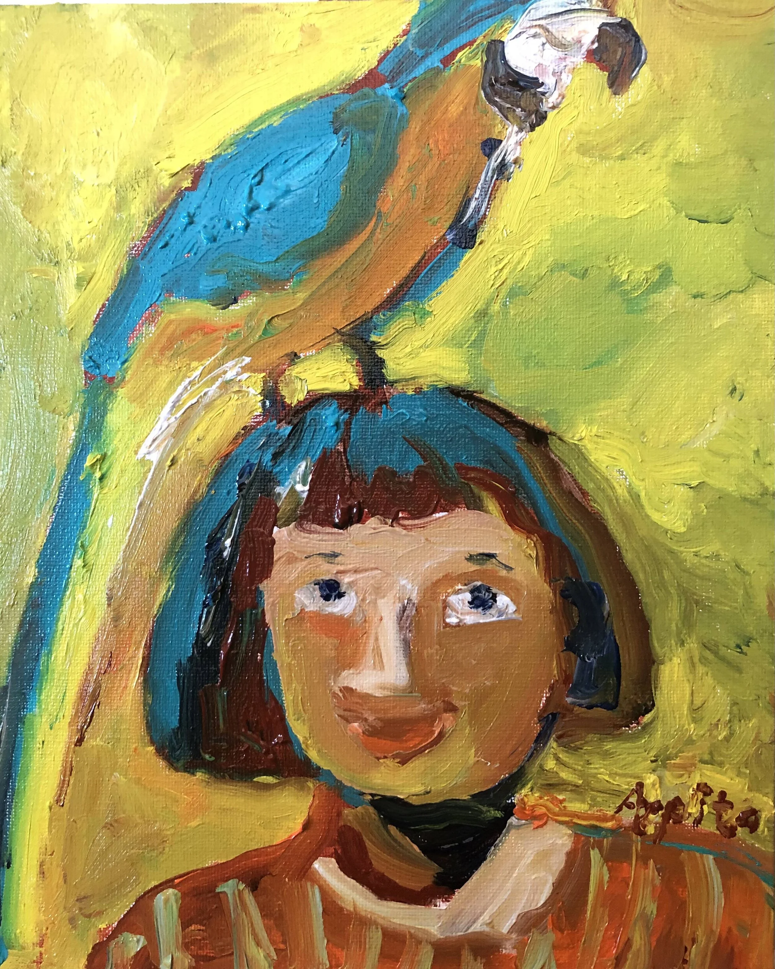 Unusual event
9"x 12" Oil on canvas
2023