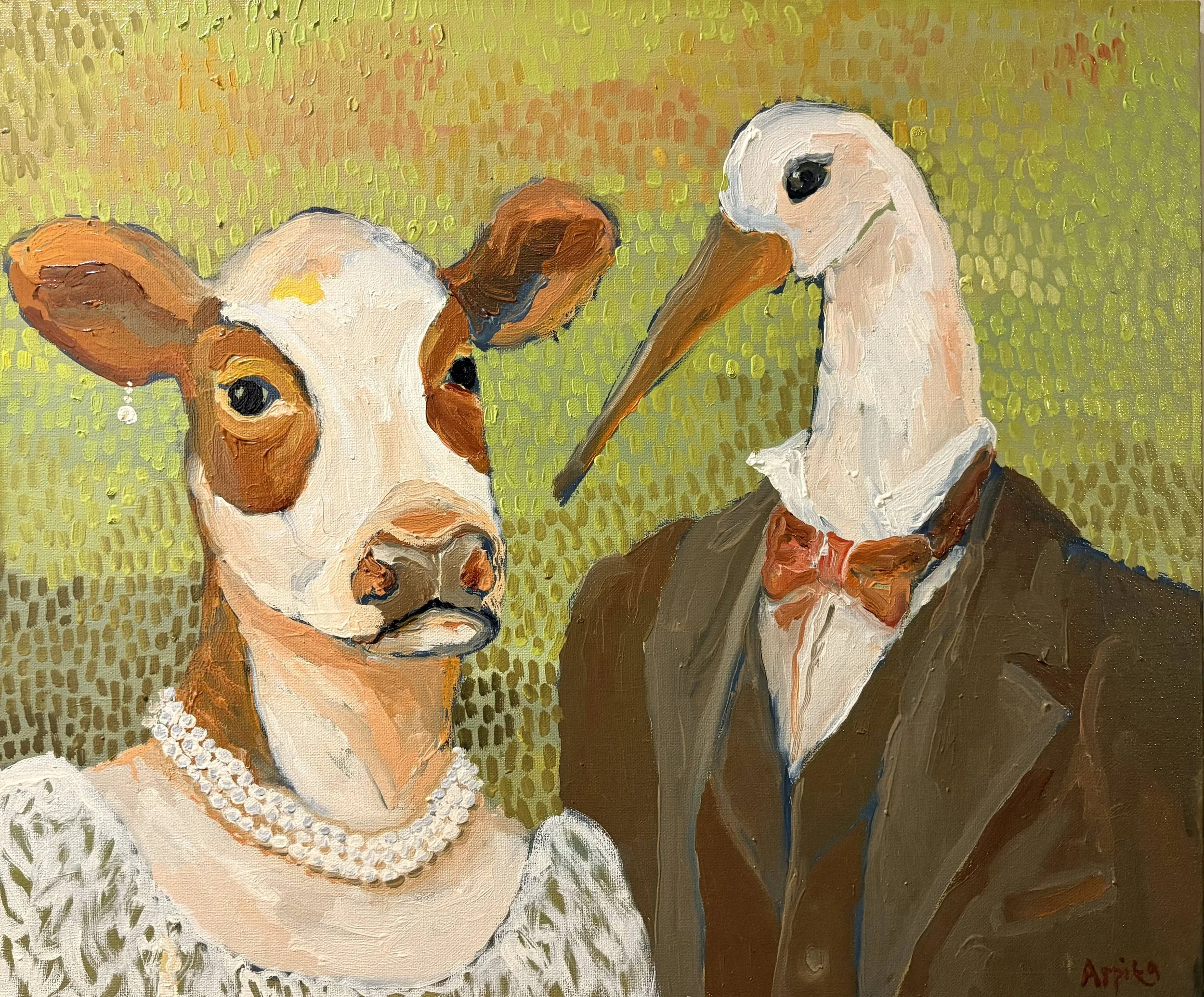 Every bird has a cow, every cow has a bird
16"x20" Oil on canvas
2026