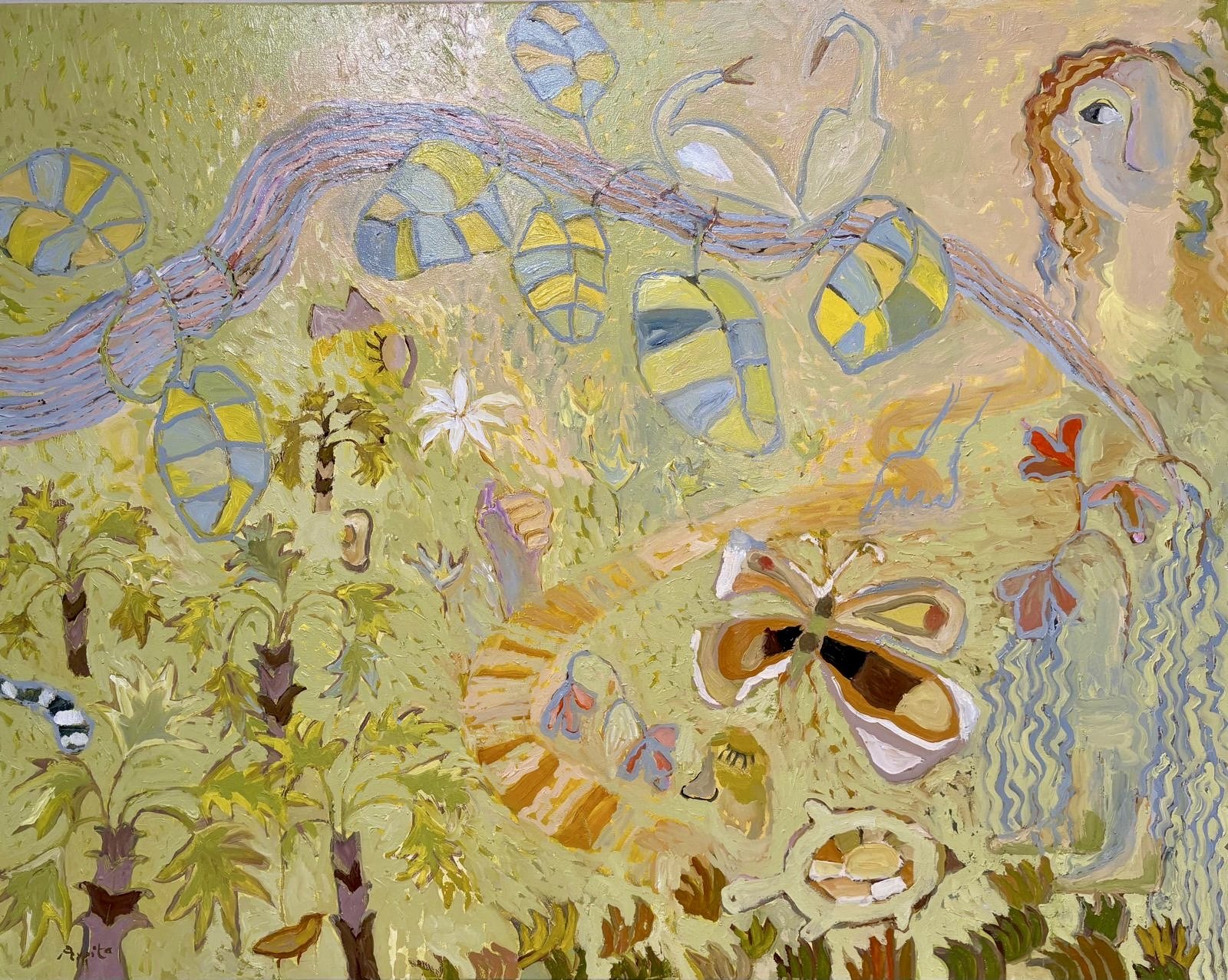 Off the trail
60"x48" Oil on canvas
2025