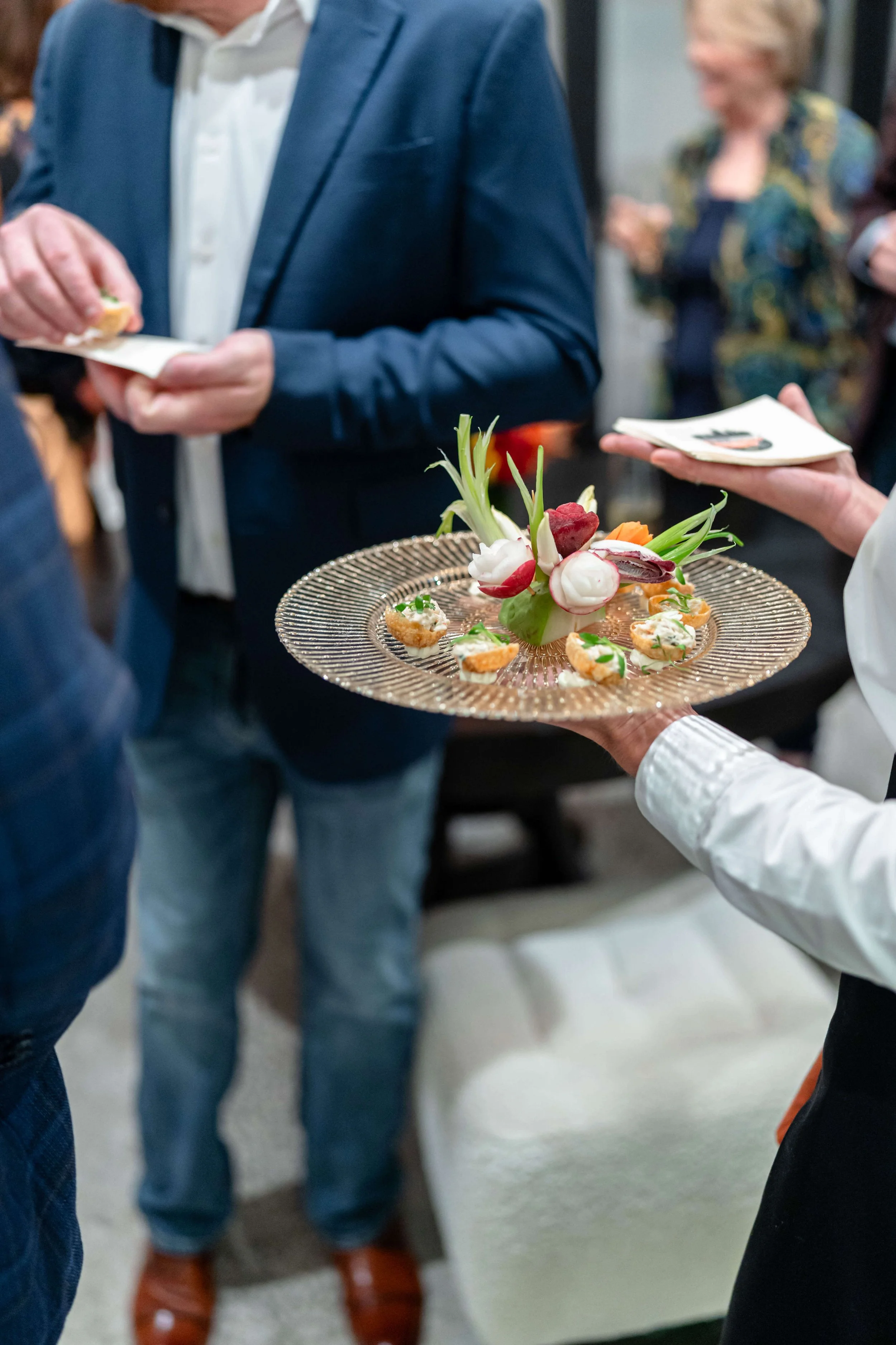 elegant small bites professionally served