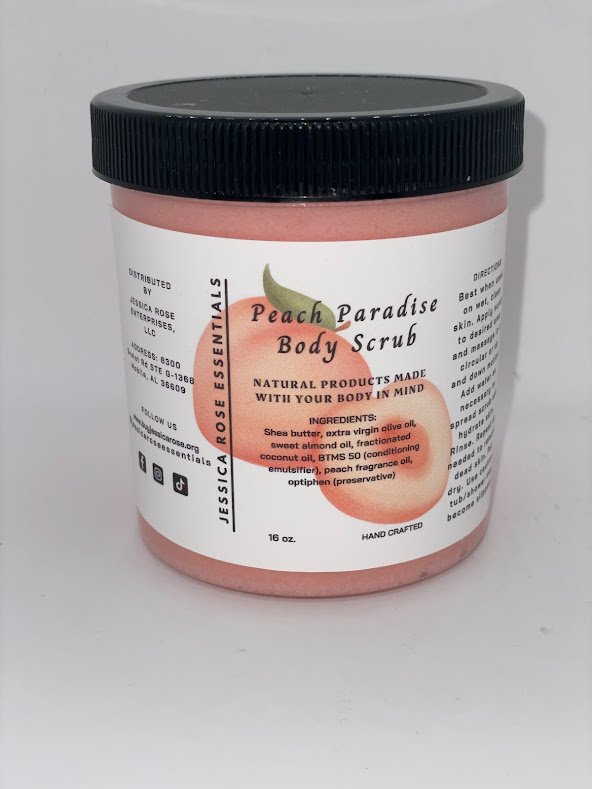 Peach Body Scrub