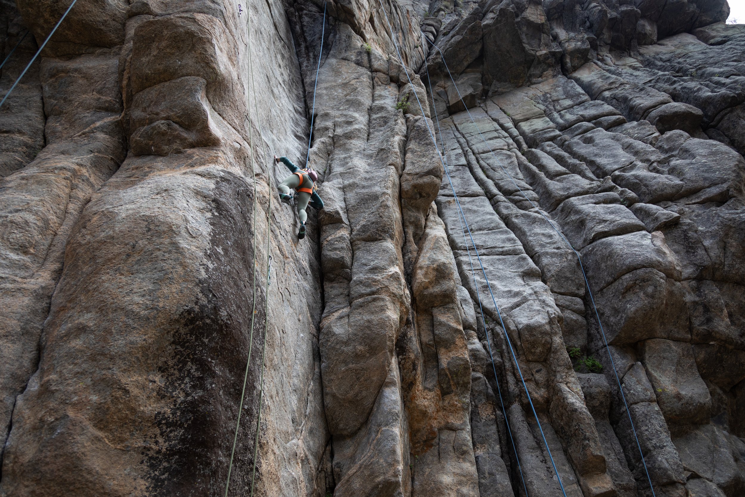 This 200-foot wall is nothing compared to the 2,800 foot Logical Progression, which DiGiulian became the first female to free climb in 2021.