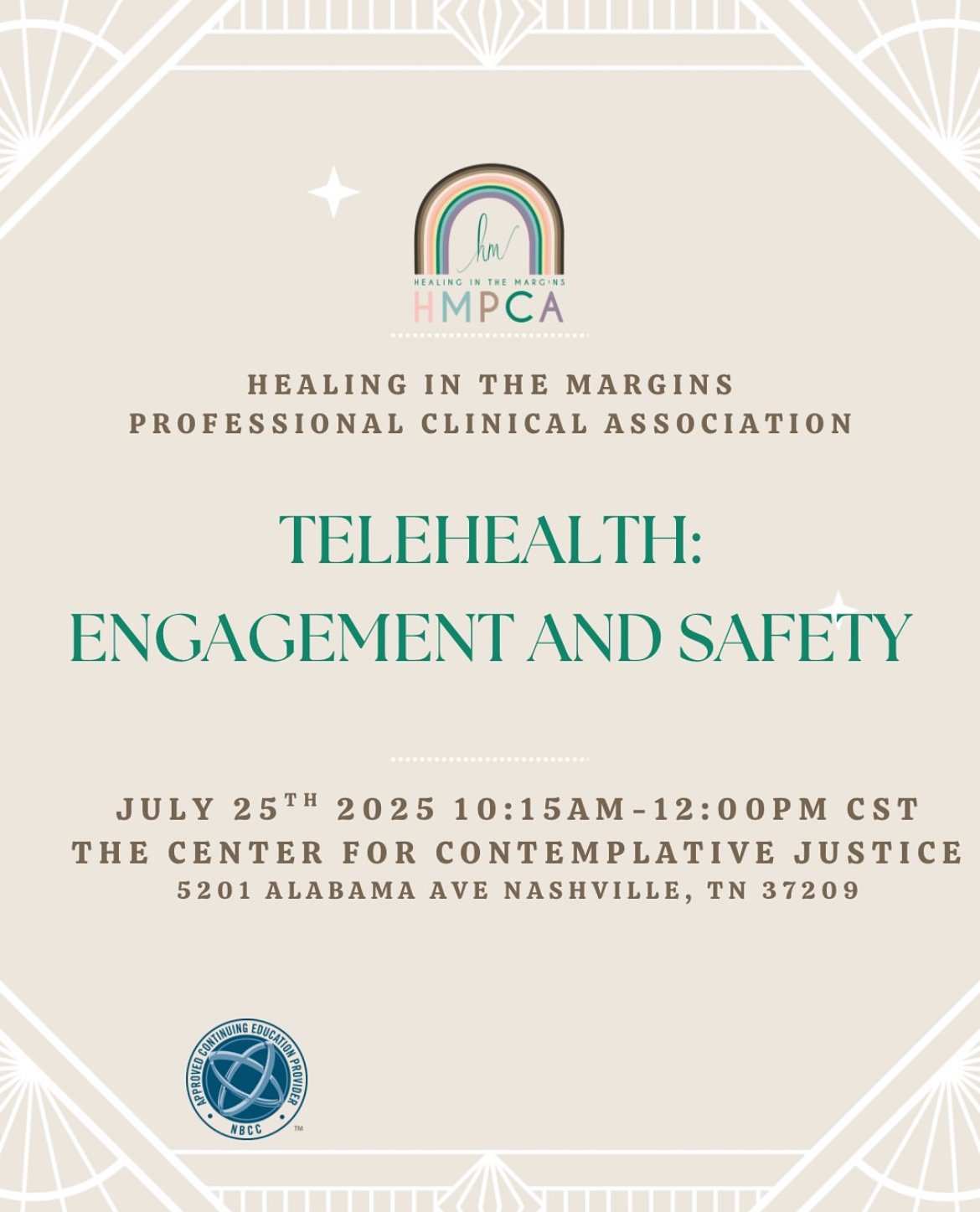 HMPCA July CE Event: Telehealth Engagement and Safety Considerations