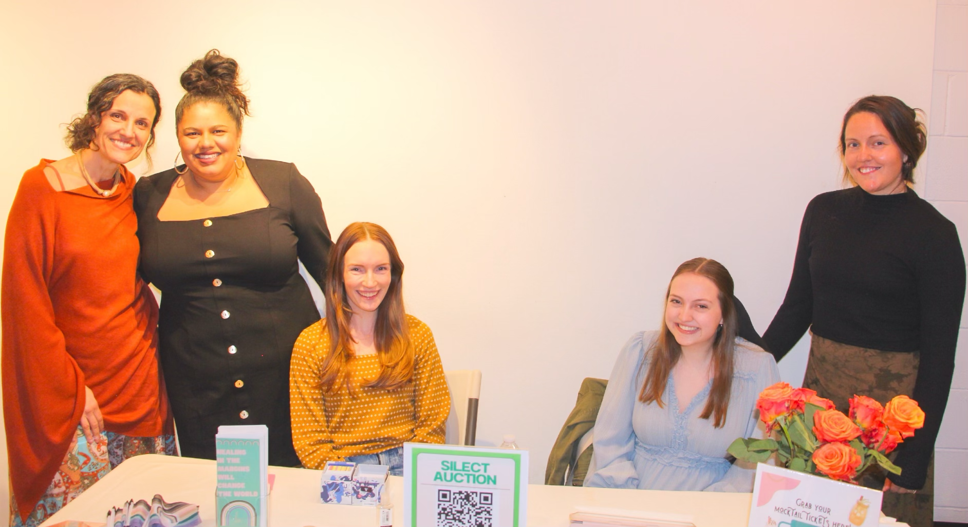 Maria, Ashley, Brittney, Olivia, and Beth at DBT For Life Fundraiser Event hosted by Diana Partington