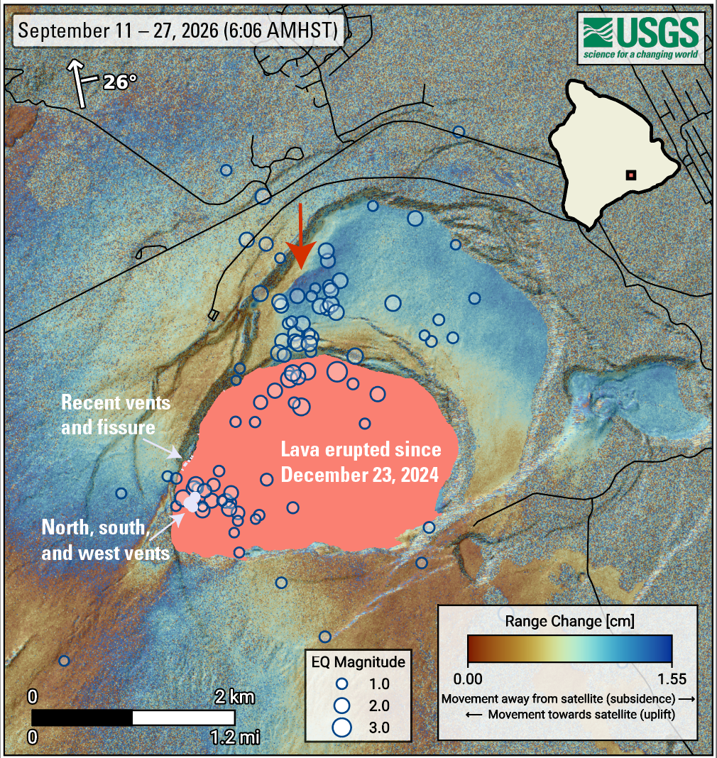 An intrusion during an eruption at the summit of Kīlauea —  USGS Volcano Watch