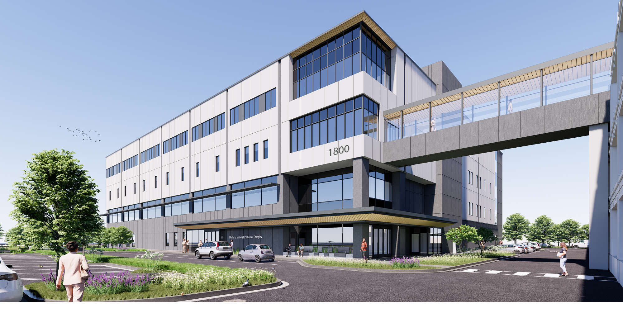 Sutter MACH, Advanced Cancer Center and Care Complex, Modesto, CA - 165, 000 sf - LEED Gold