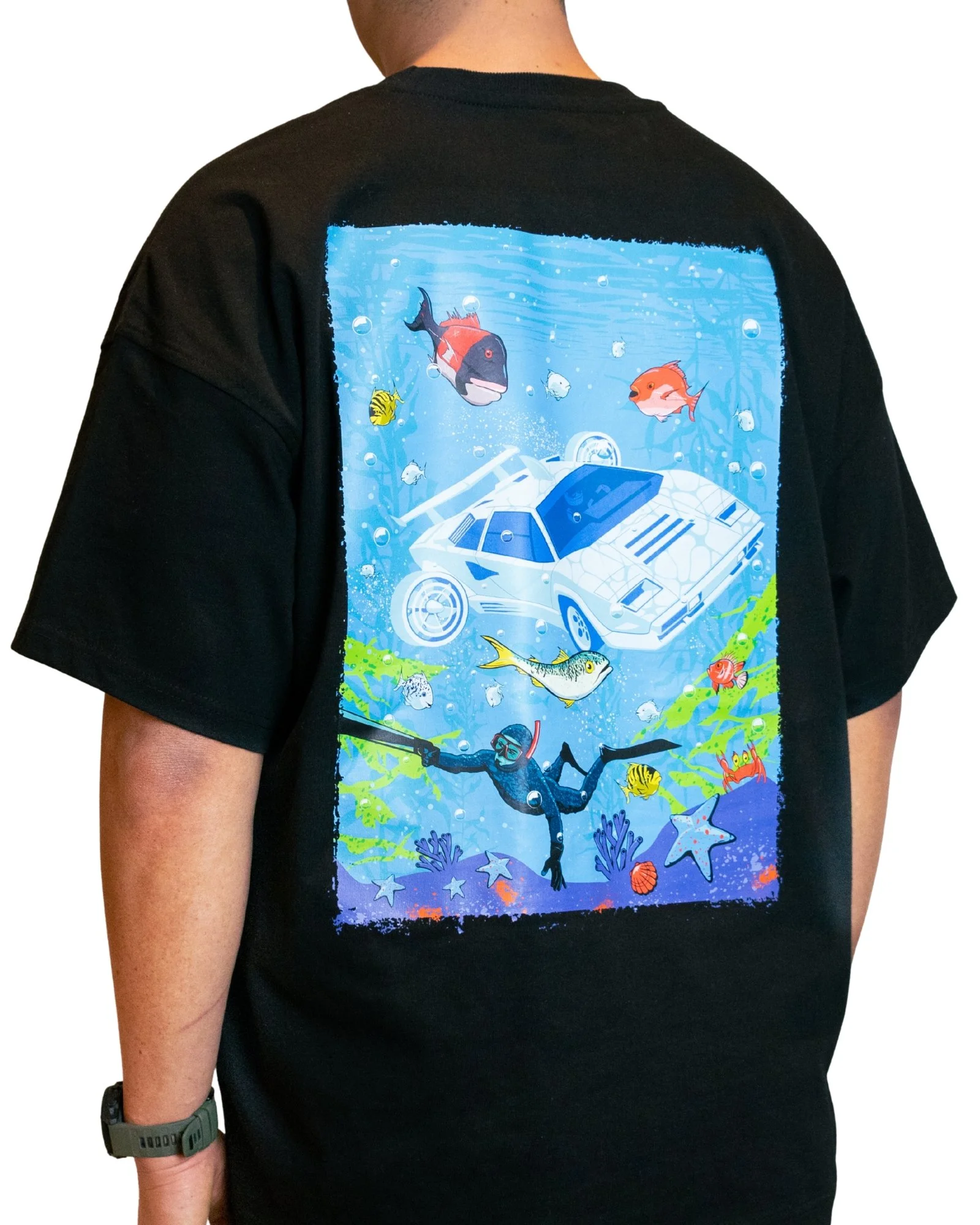 Tentenths and Dive Spear Eat Shirt - Back 2