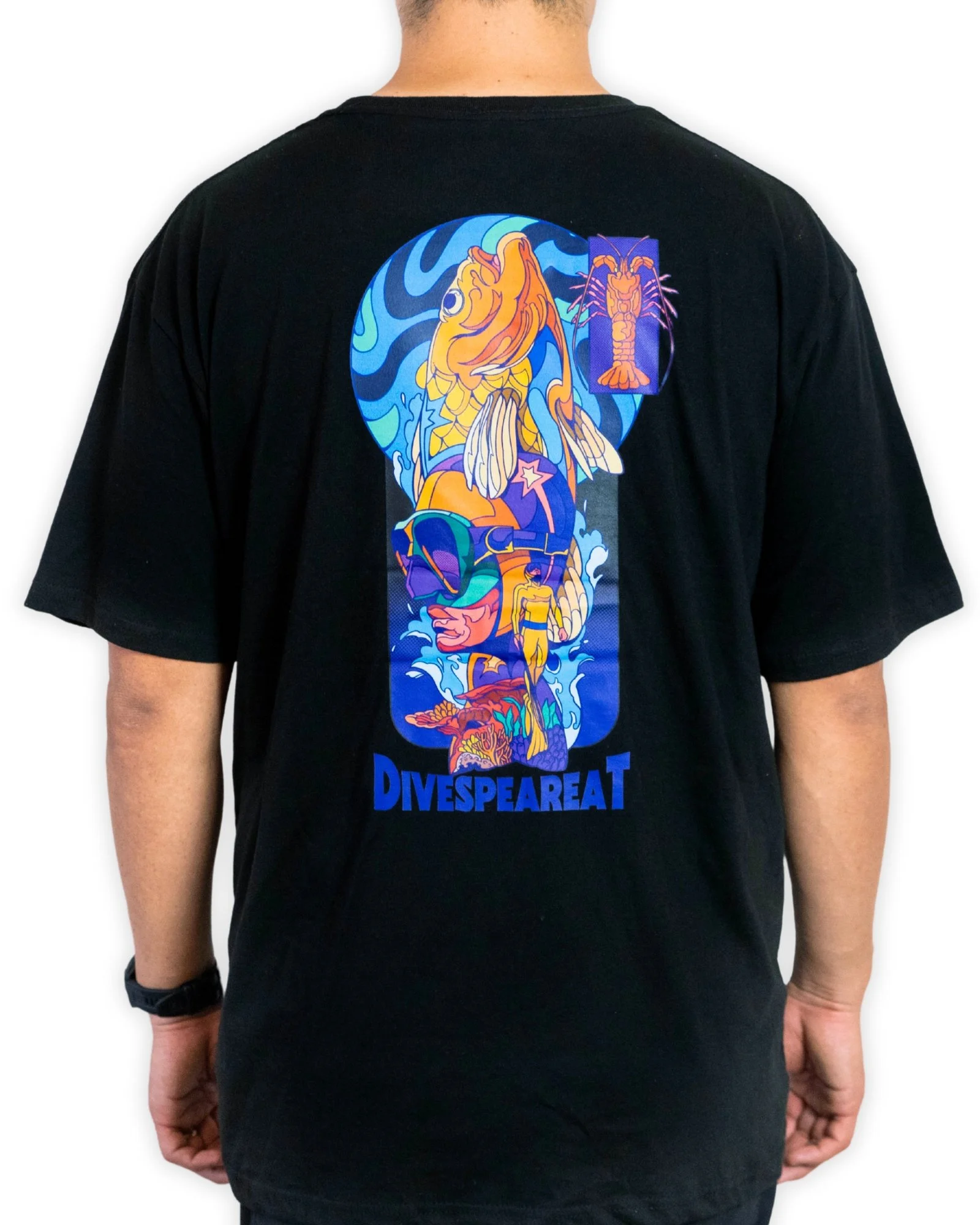 Back art | Tavo Santiago - Dive Spear Eat Shirt.jpg