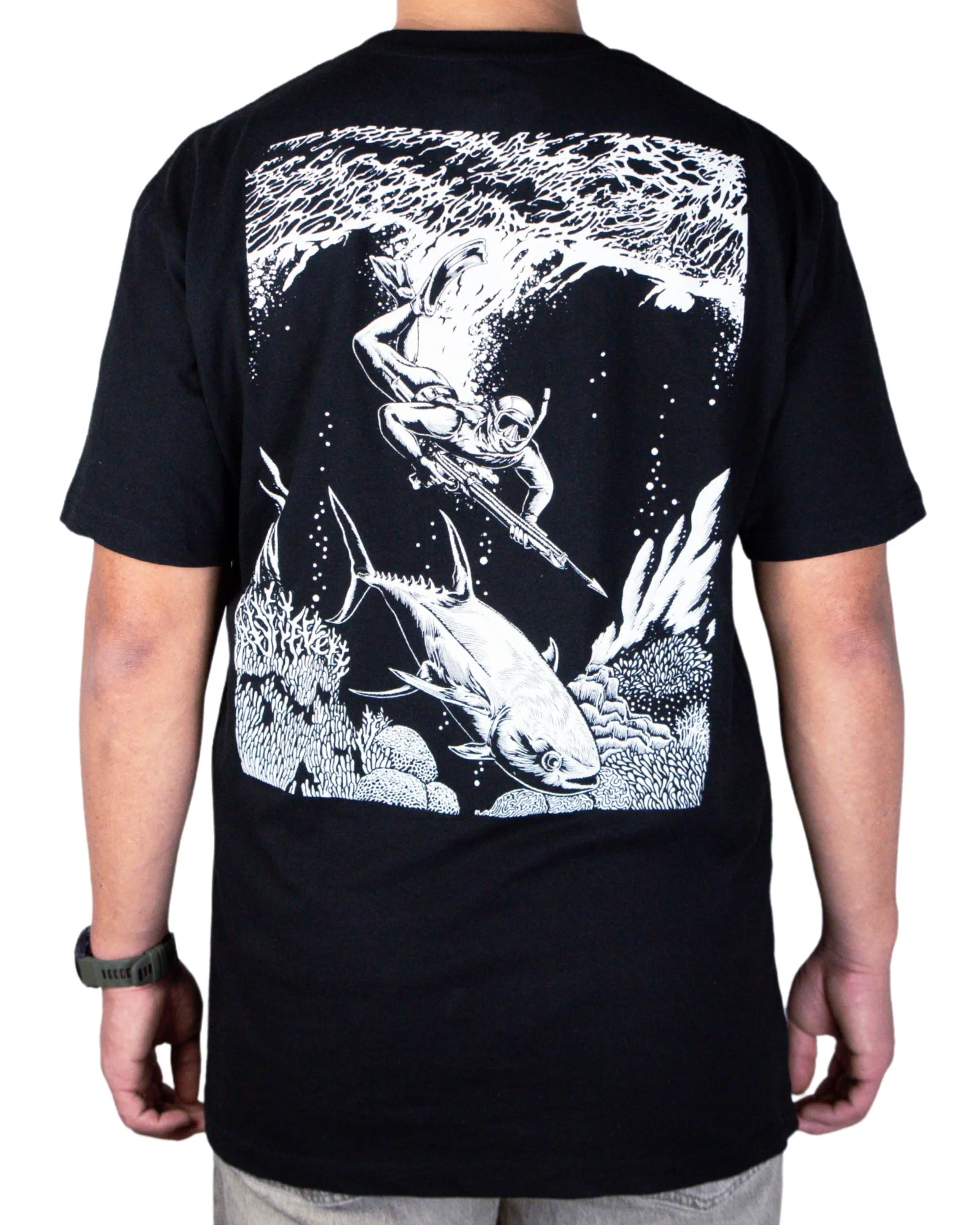 Dive Spear Eat Shirt with Joko - Back