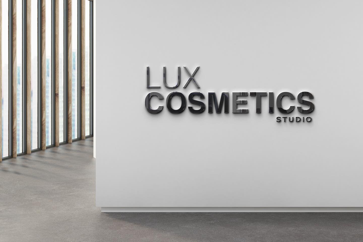 Logo we created for @luxcosmeticsaz 🤩 I always talk about mock-ups and their importance in bringing my vision to life for my clients&hellip; and I won&rsquo;t stop! I&rsquo;m currently accepting 1 more branding client for April! I offer full rebrand
