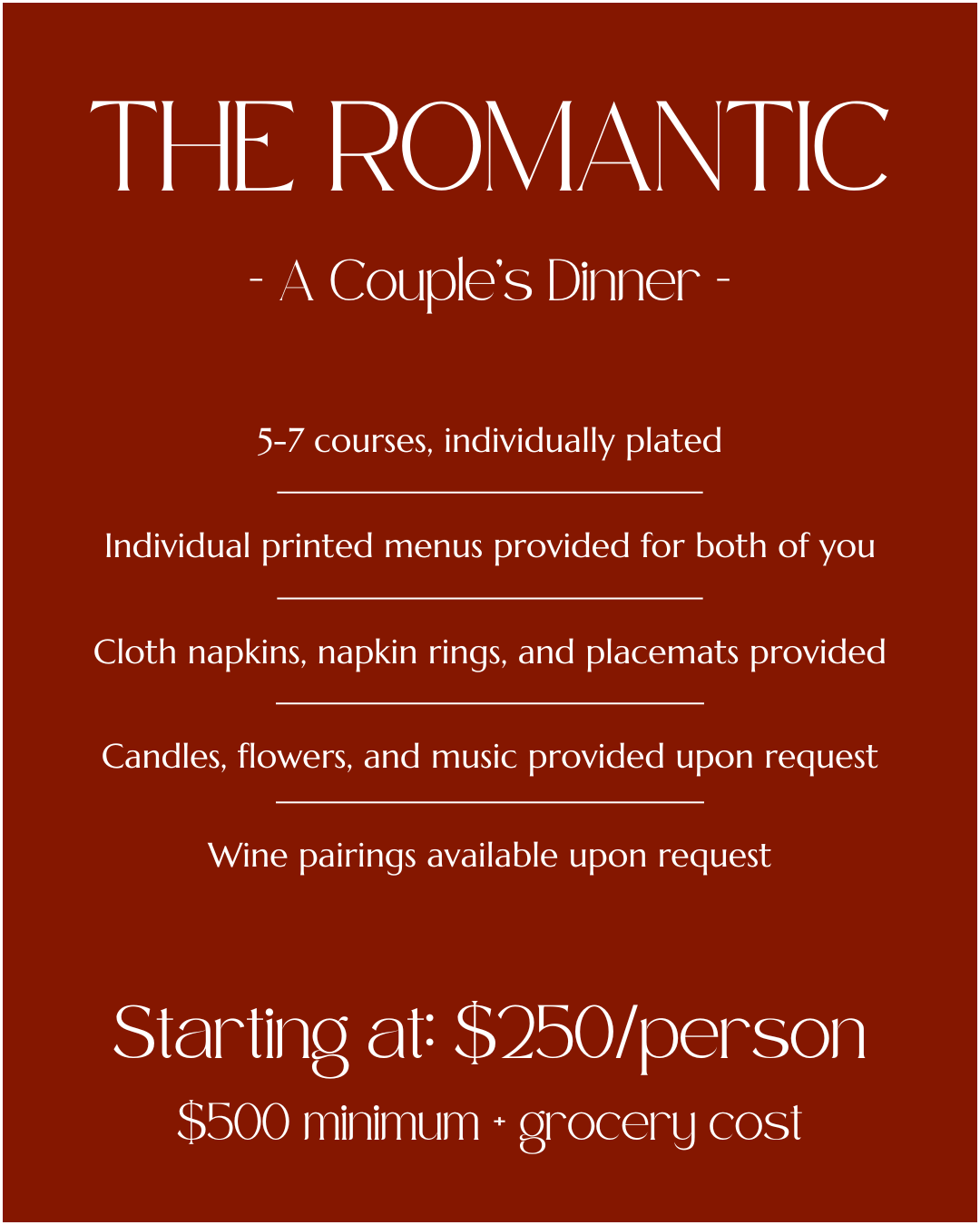 catering scottsdale arizona paradise valley private chef personal chef