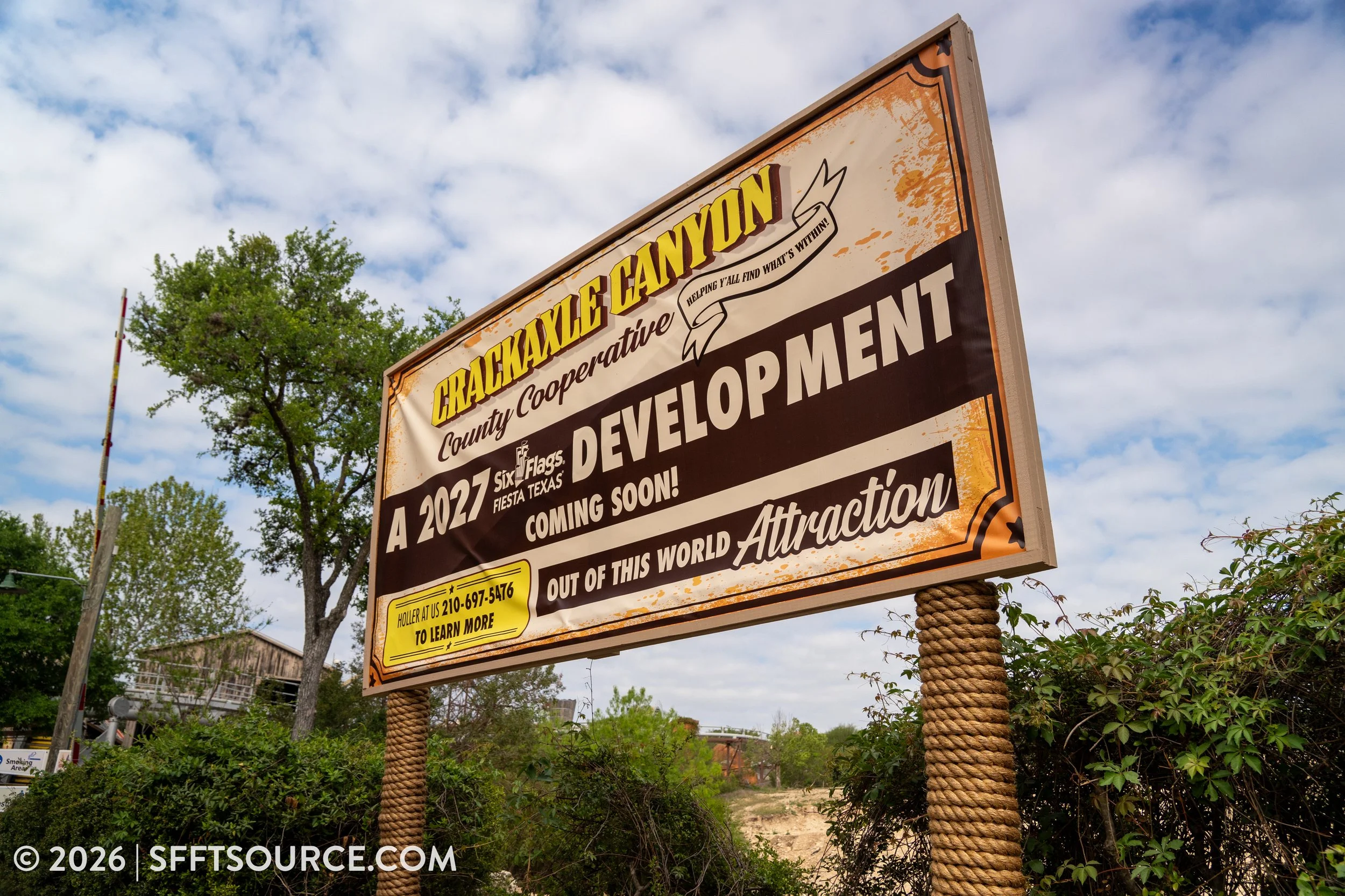 Six Flags Fiesta Texas New Ride Construction 2027