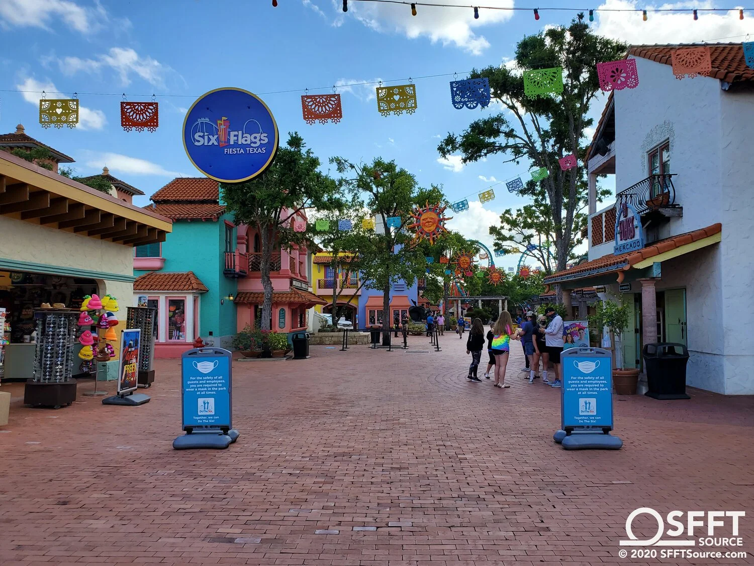 Six Flags Fiesta Texas Has Reopened, Here's a Look at Safety Procedures