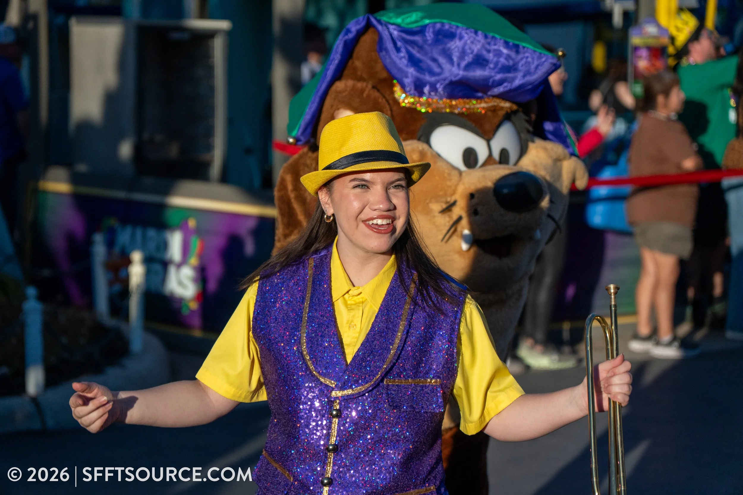 Mardi Gras Parade 2026 Six Flags Fiesta Texas Entertainment