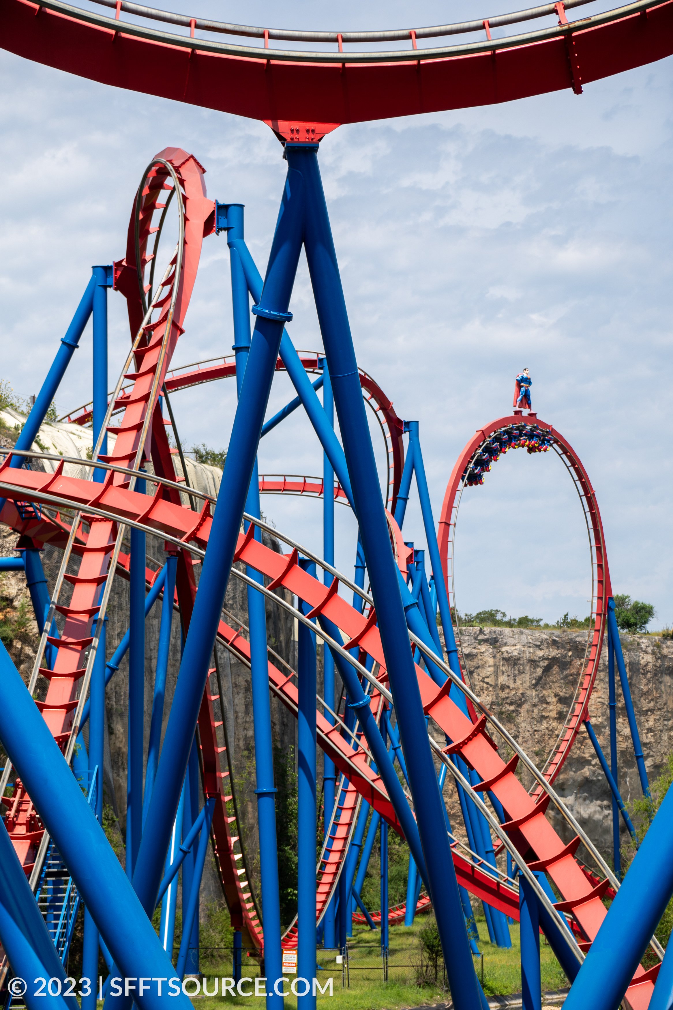 Superman Krypton Coaster Six Flags Fiesta Texas — SFFT Source