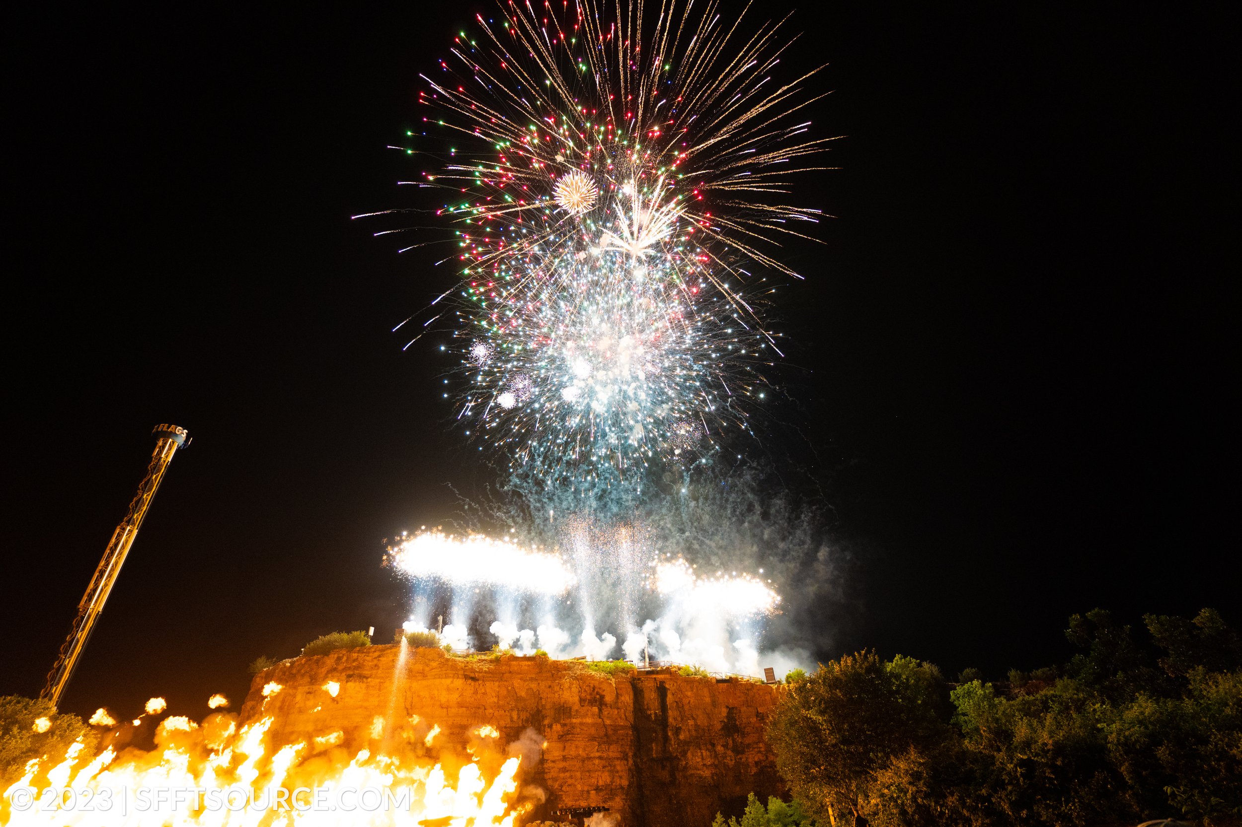 4th of July Celebration Six Flags Fiesta Texas