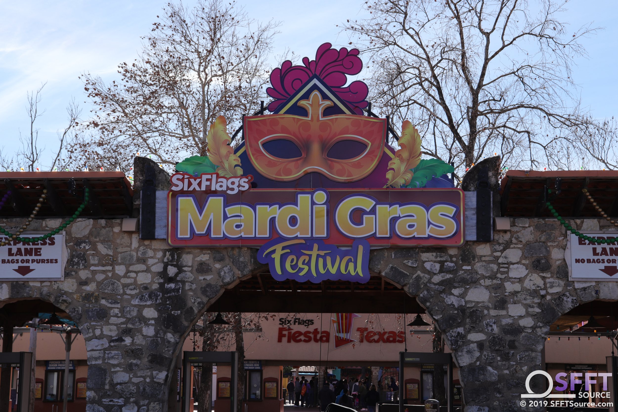 Mardi Gras Festival, Six Flags Fiesta Texas Event