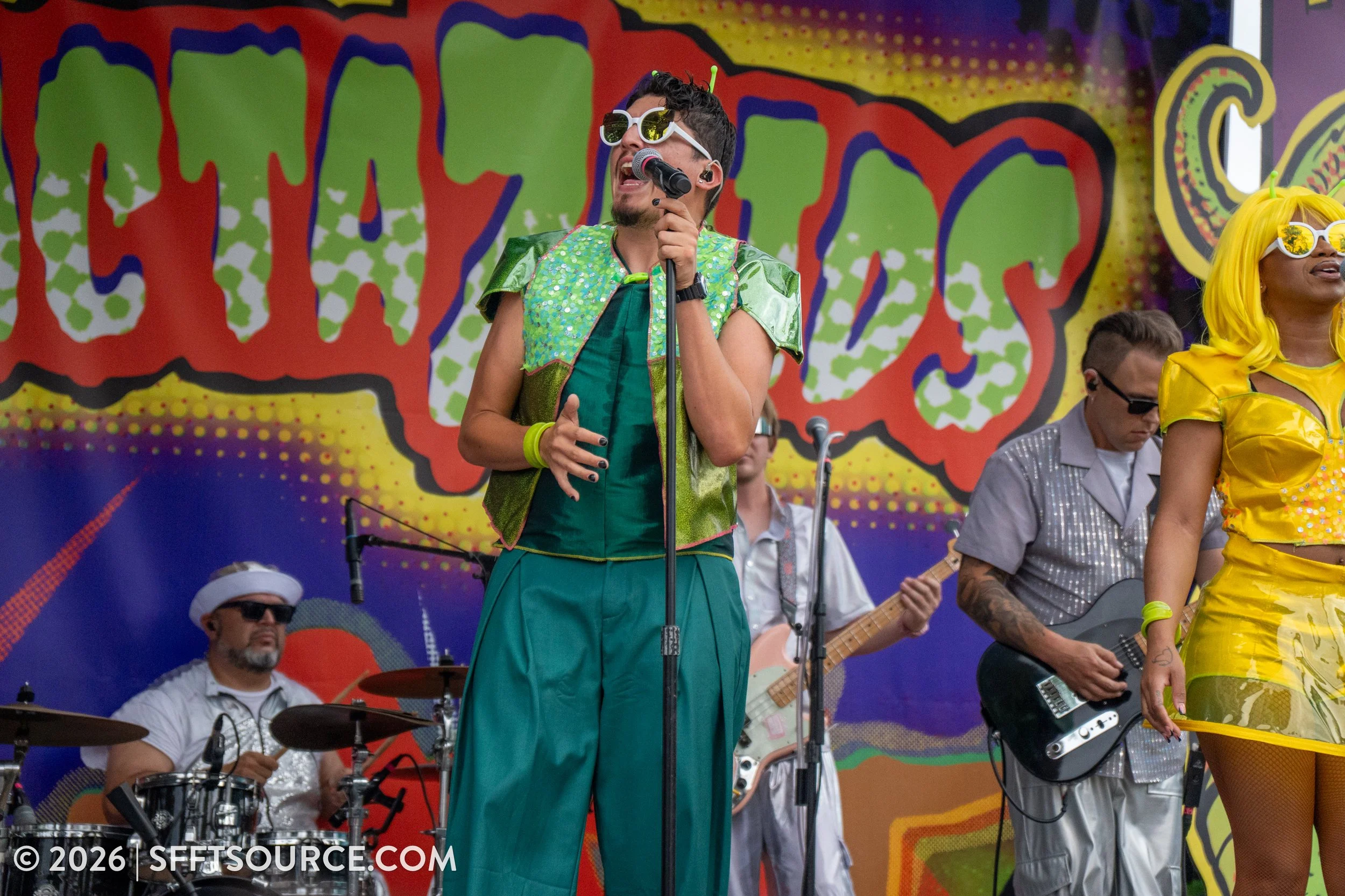 Galactazoids Six Flags Fiesta Texas Tricks and Treats Entertainment