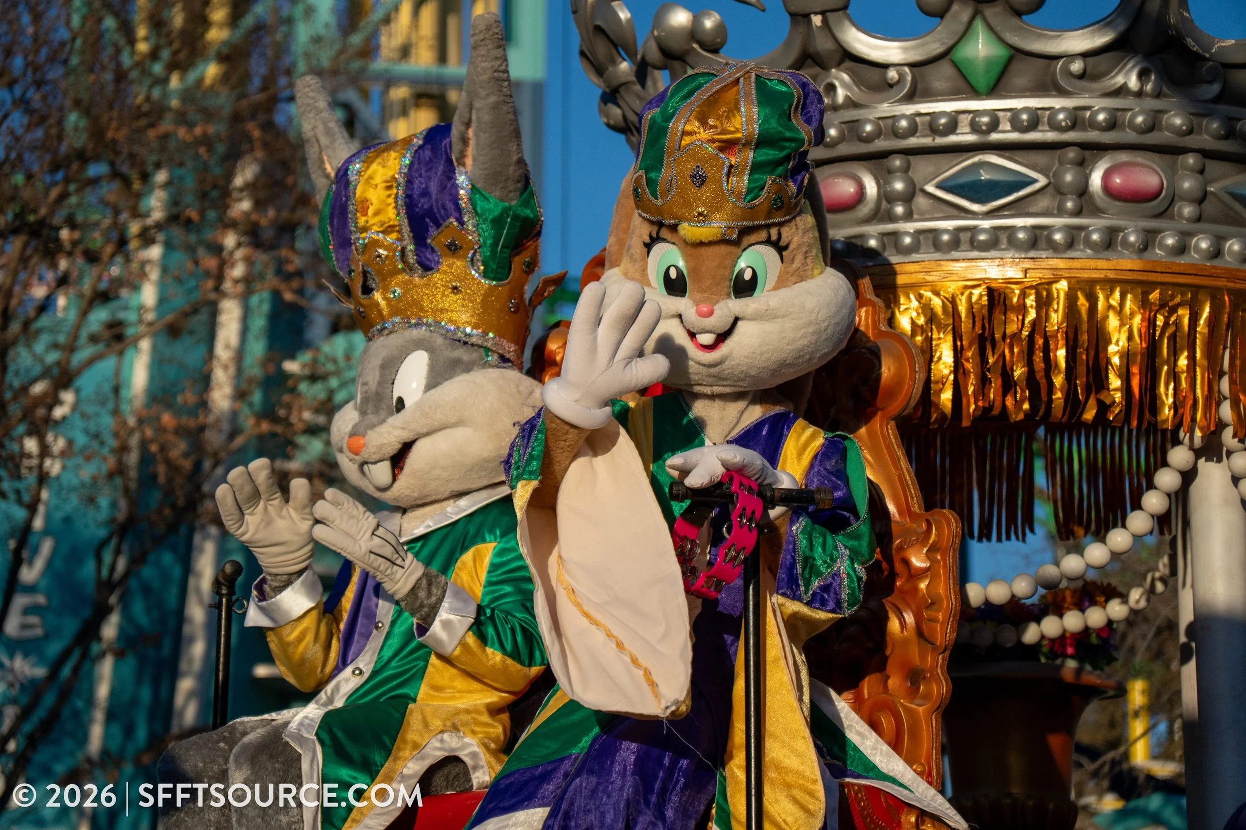 Mardi Gras Parade 2026 Six Flags Fiesta Texas Entertainment