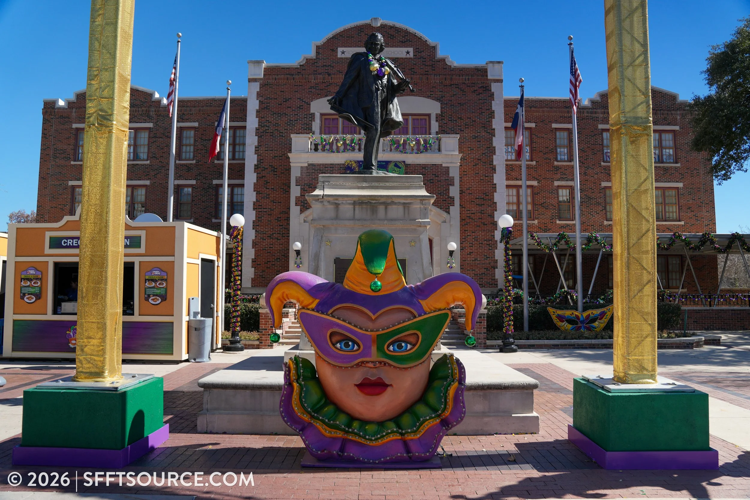 Mardi Gras Festival 2026 Six Flags Fiesta Texas